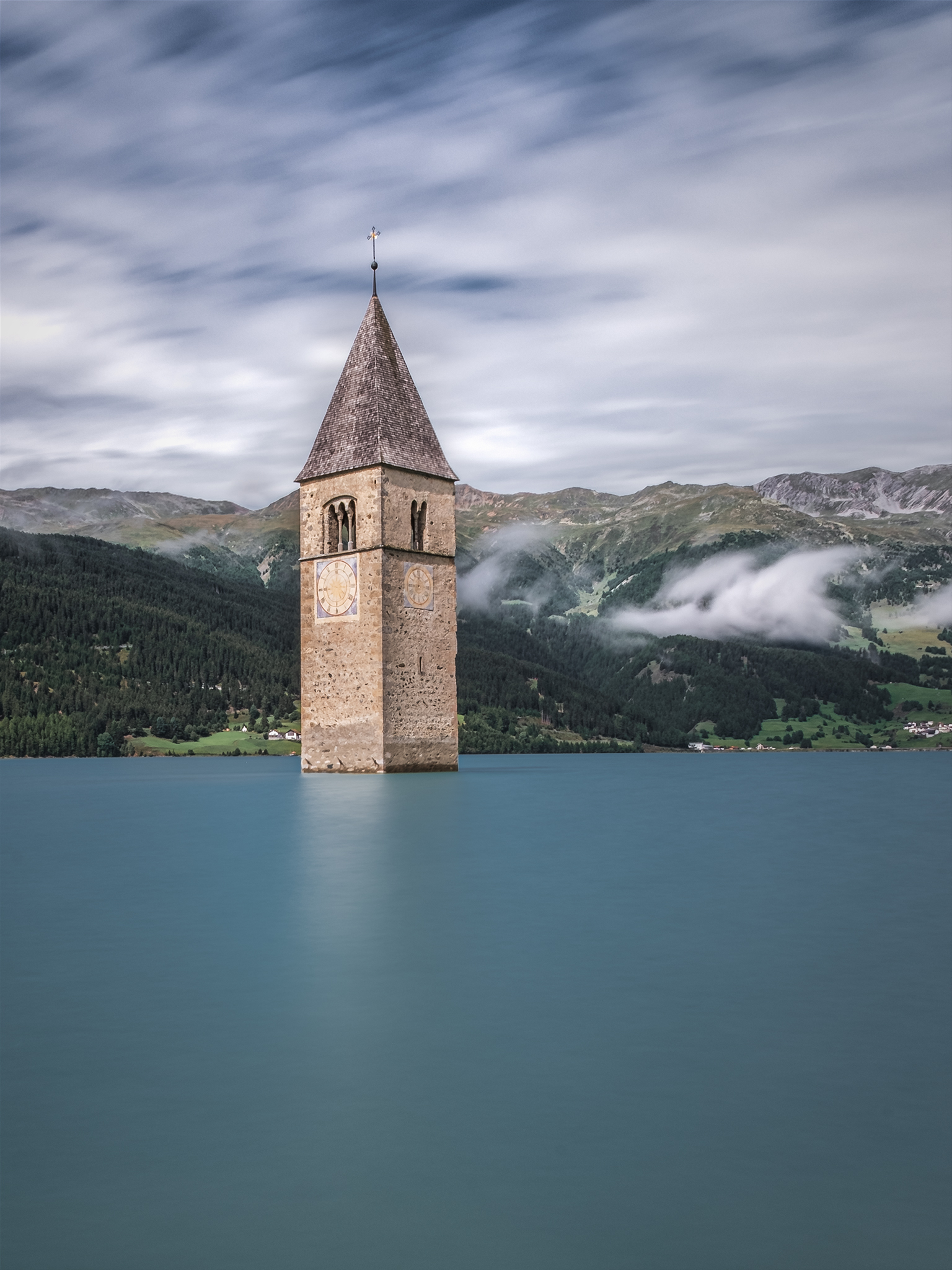 "Submerged" - Lake Resia, Italy - 19 August 2019
