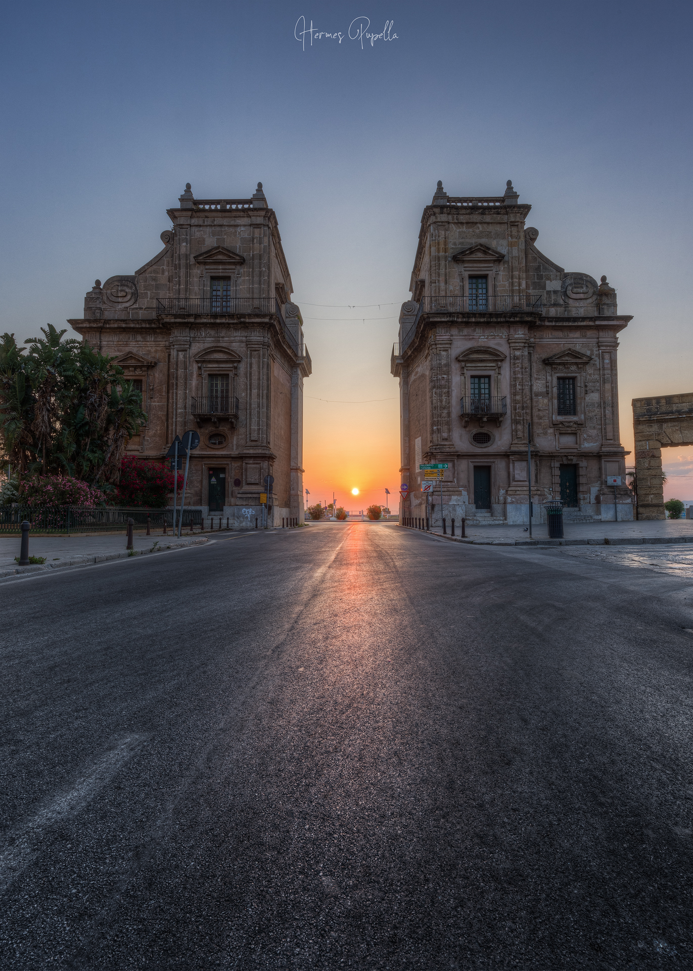 sunrise at happy door