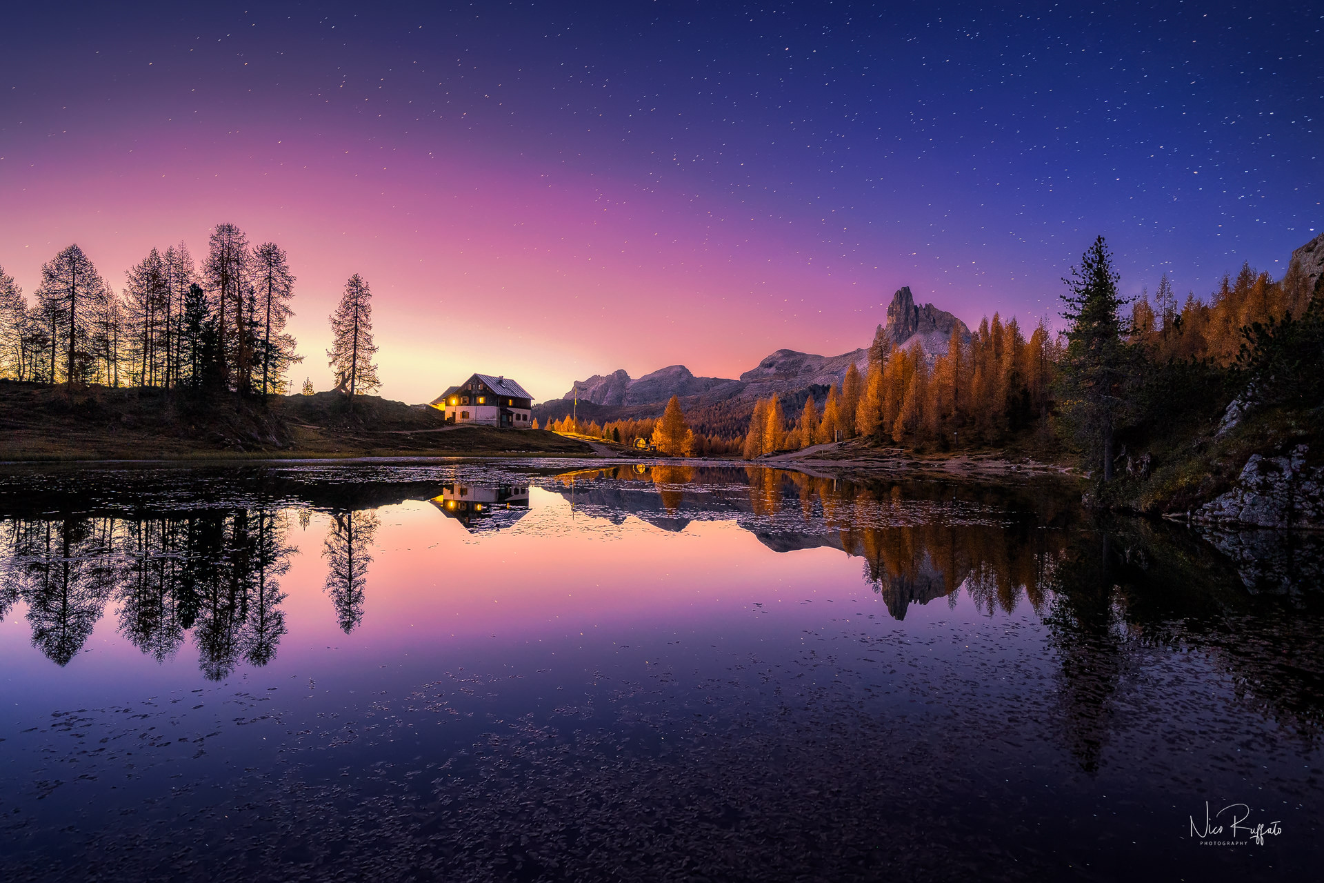 Twilight at Lake Federa