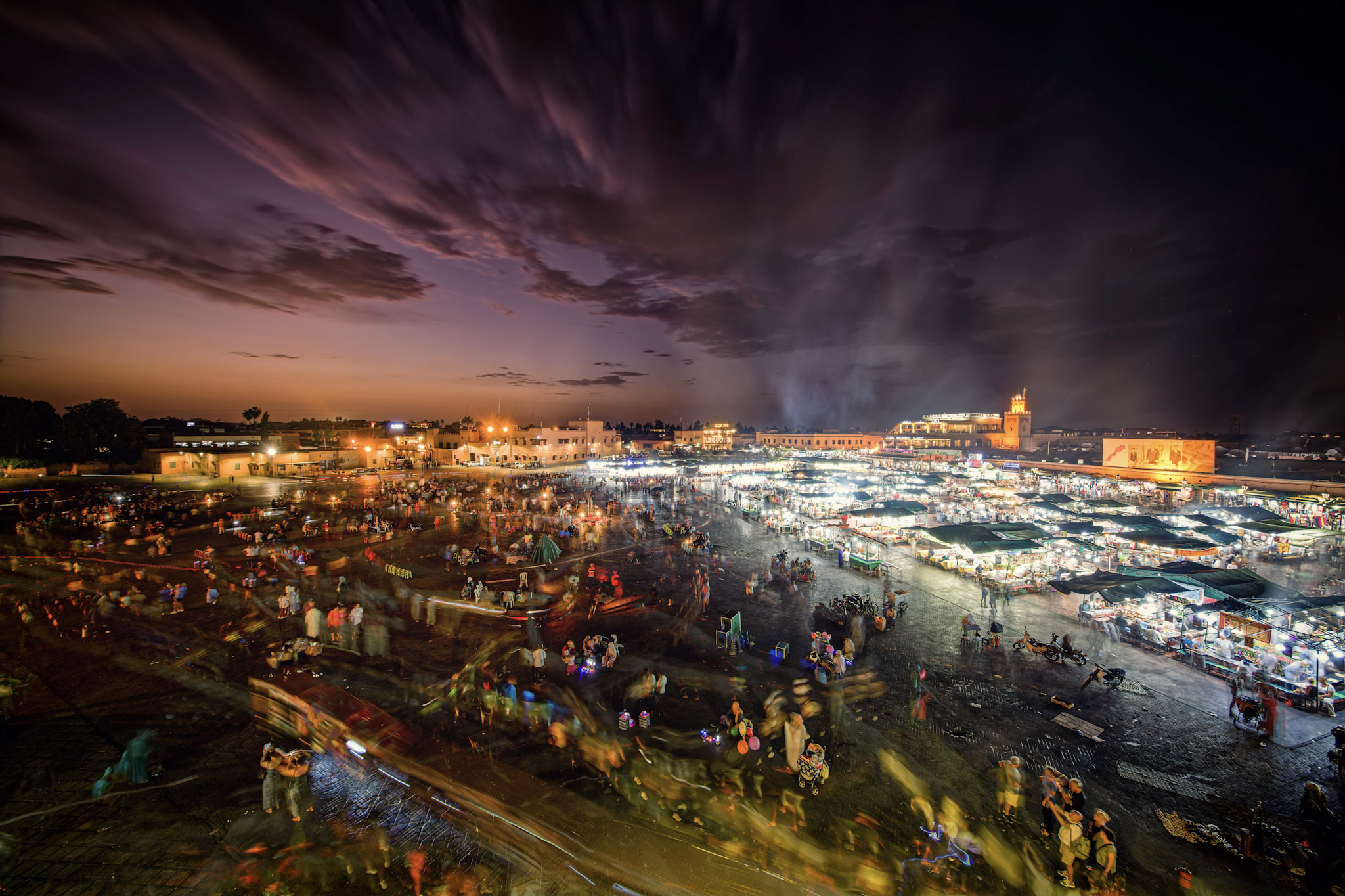 Jamal El Fna Blue Hour