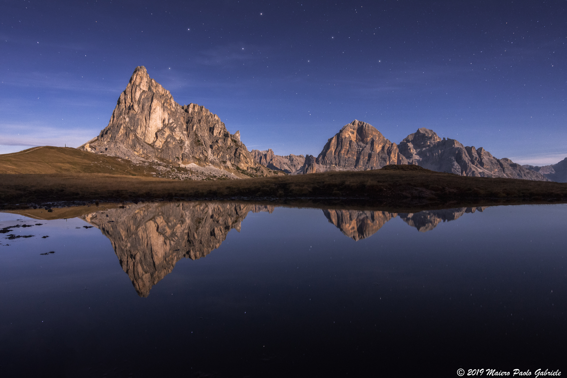 Ora blu al passo Giau