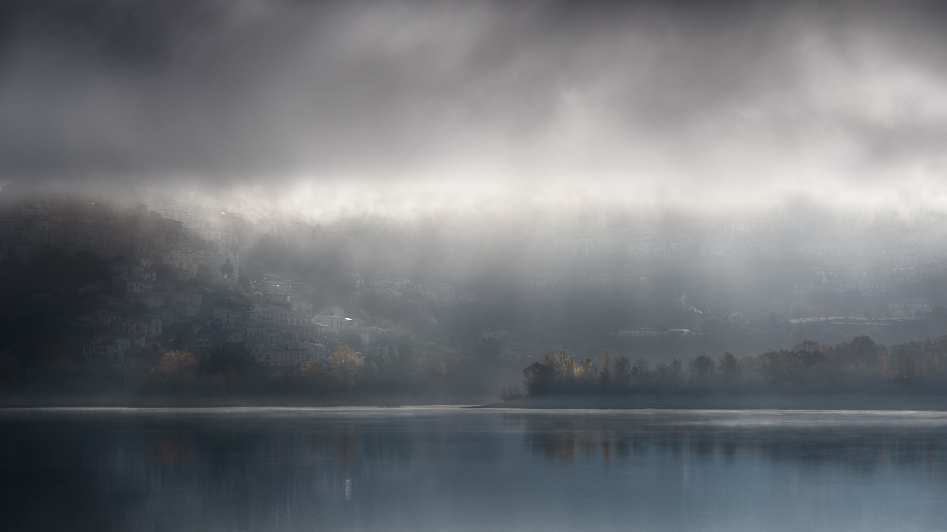 Misty Lake, New York