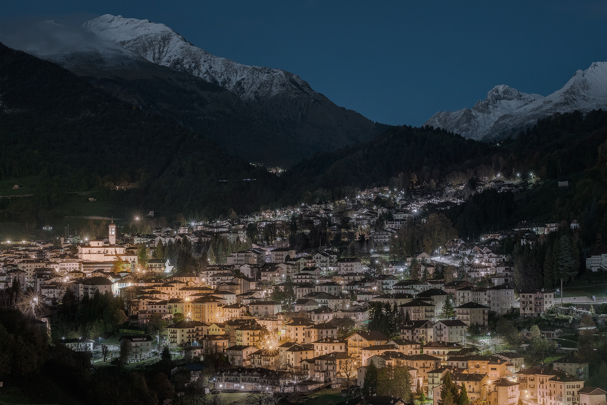 First attempt at night in my beautiful village