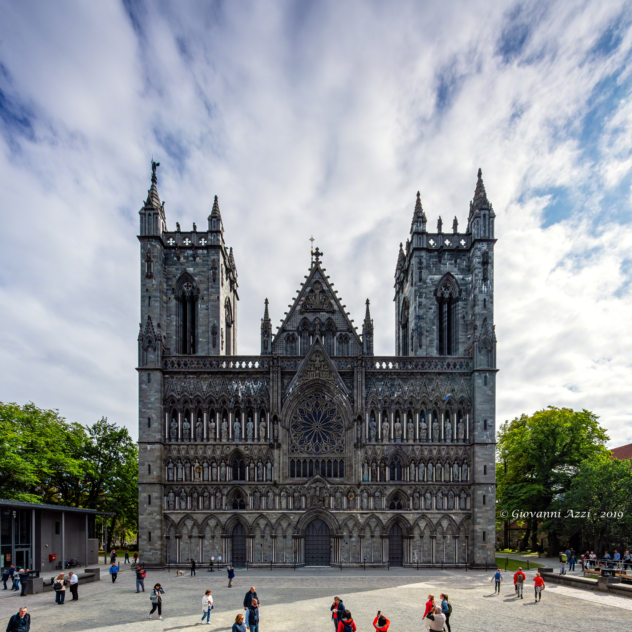 The majestic cathedral of Nidaros