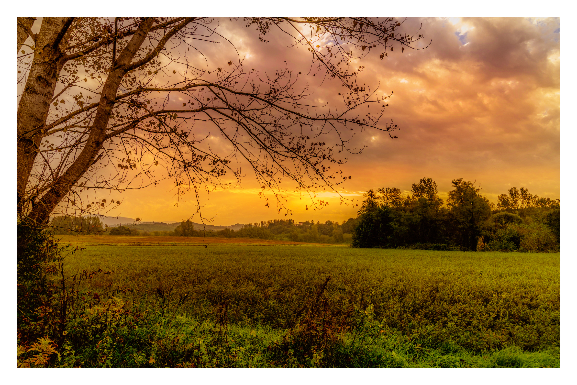 ... and the day is coming to sunset