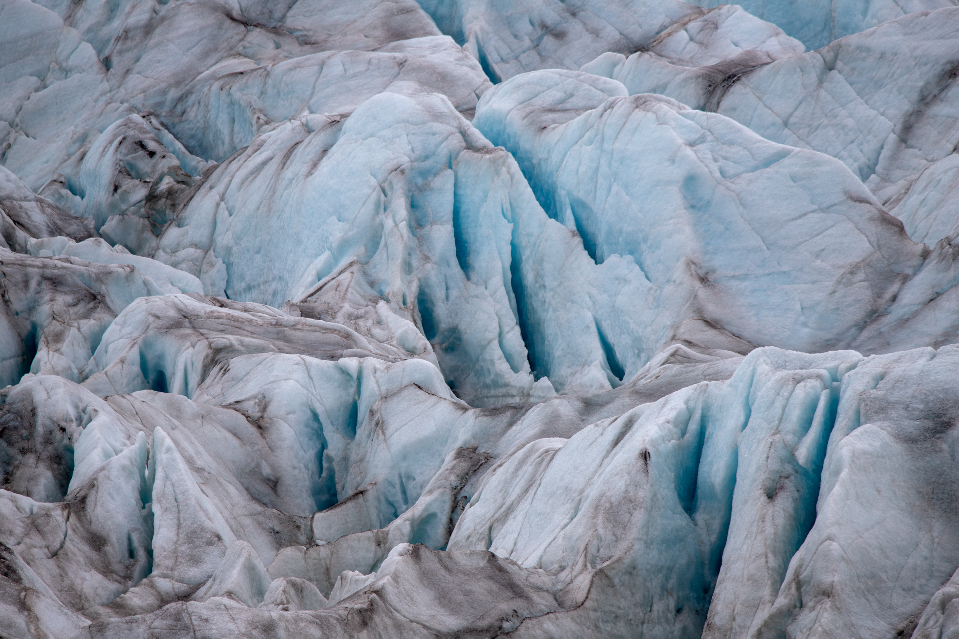 Dettagli del ghiacciaio