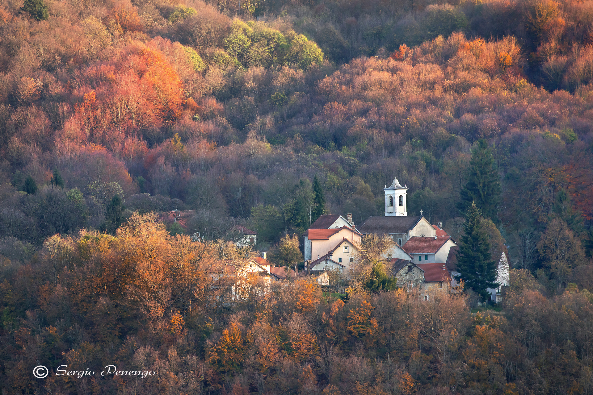 Tramonto nel villaggio