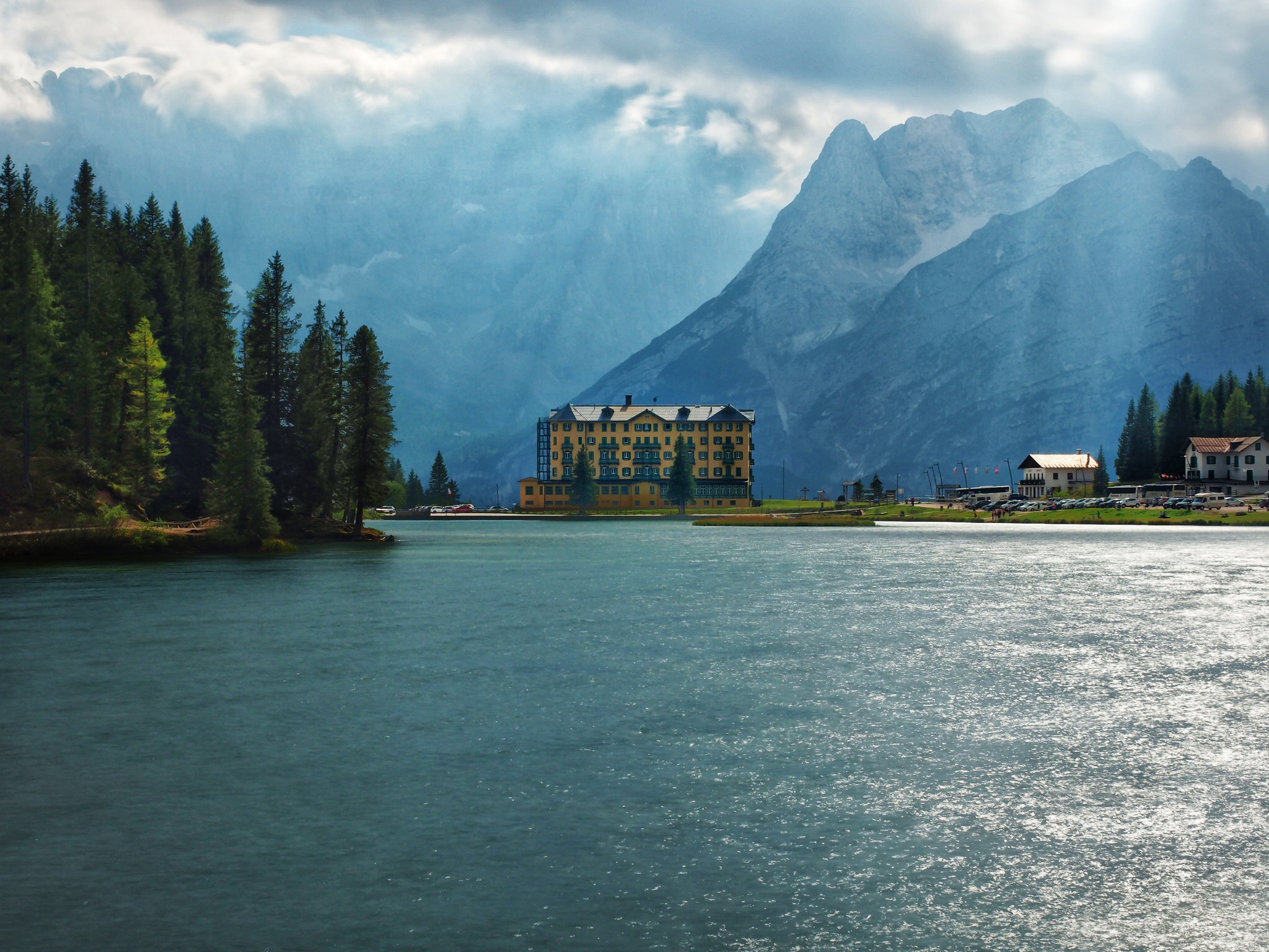 Hotel on Lake Misurina