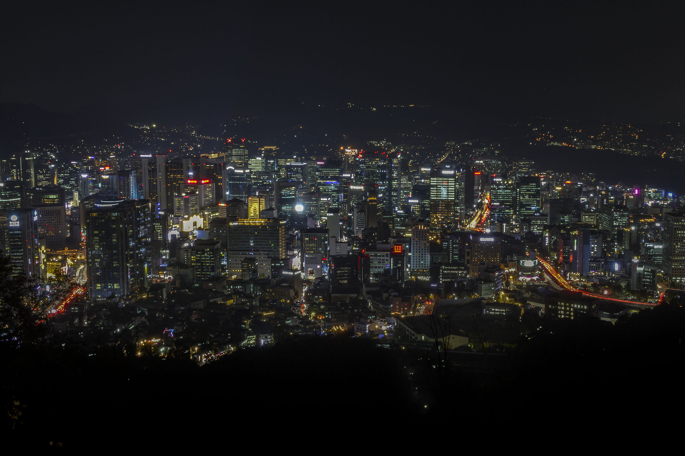The lights of Seoul
