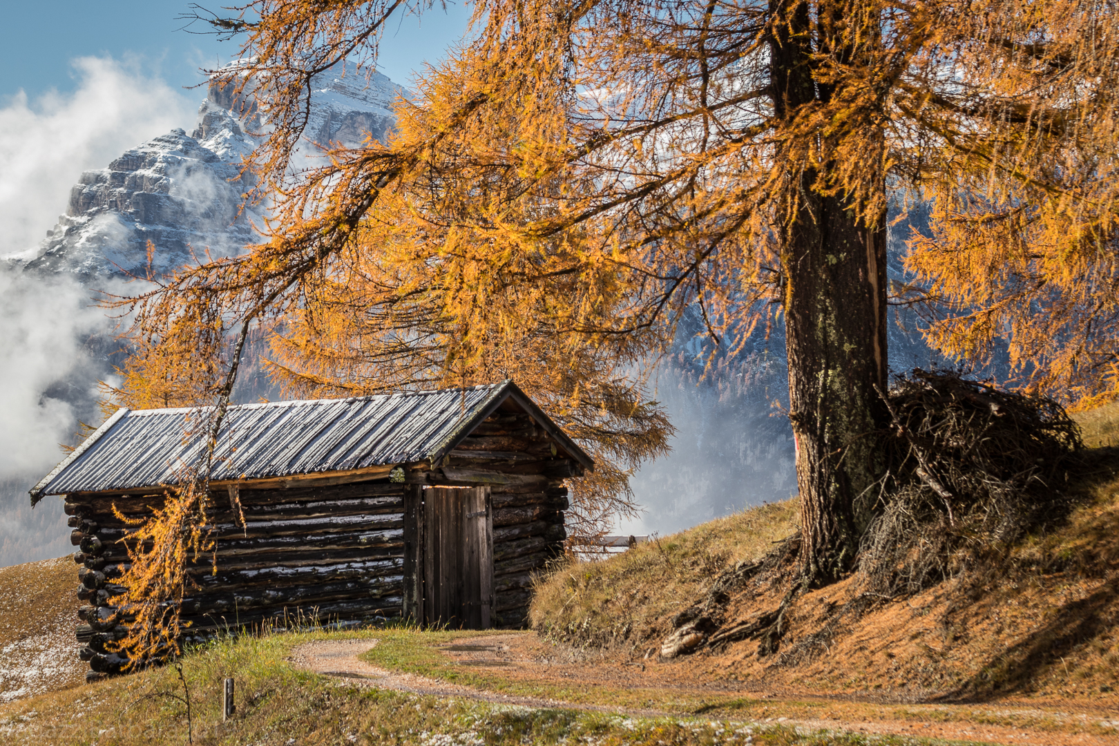 L'autunno e l'inverno si incontrano