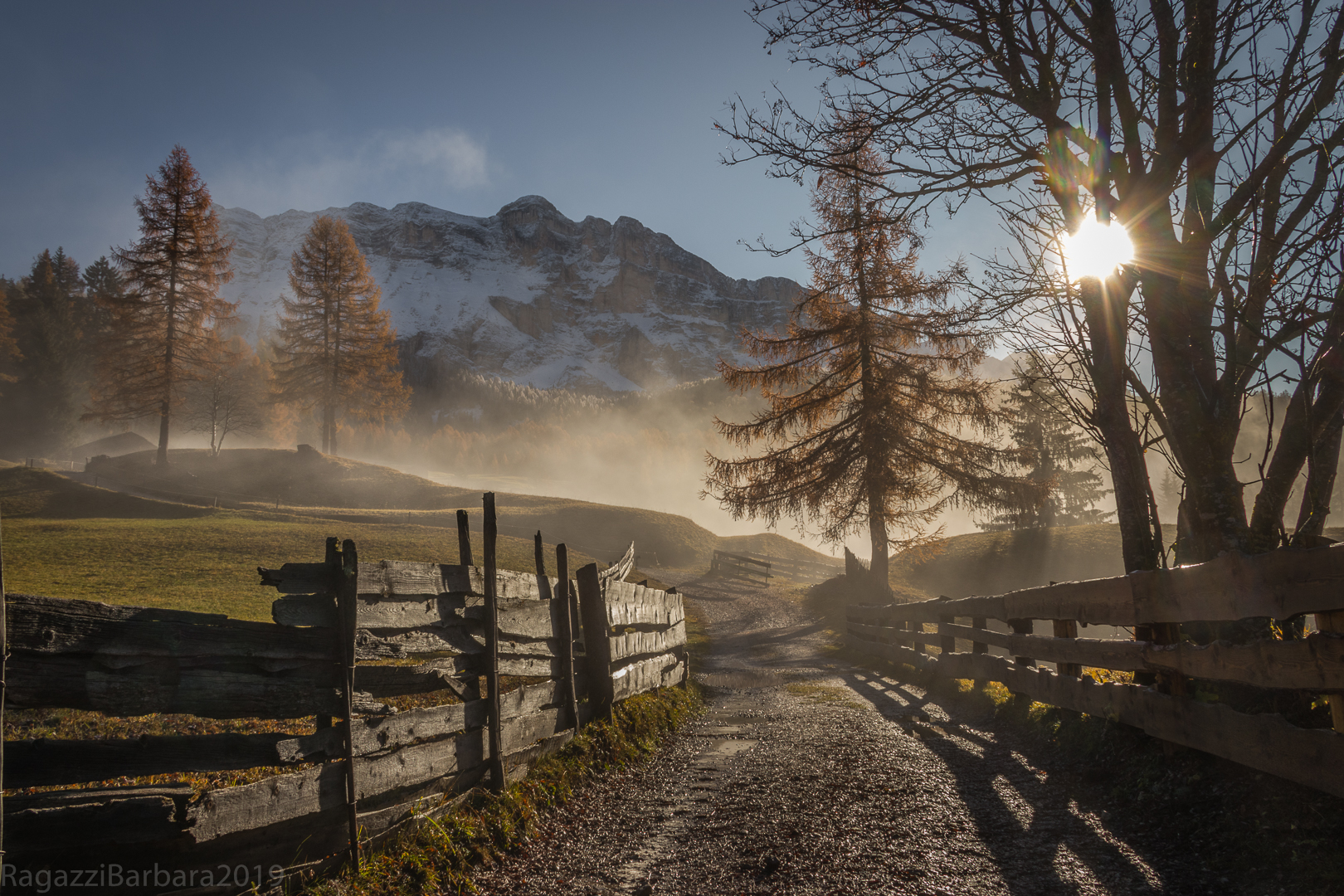 Autumn and winter meet