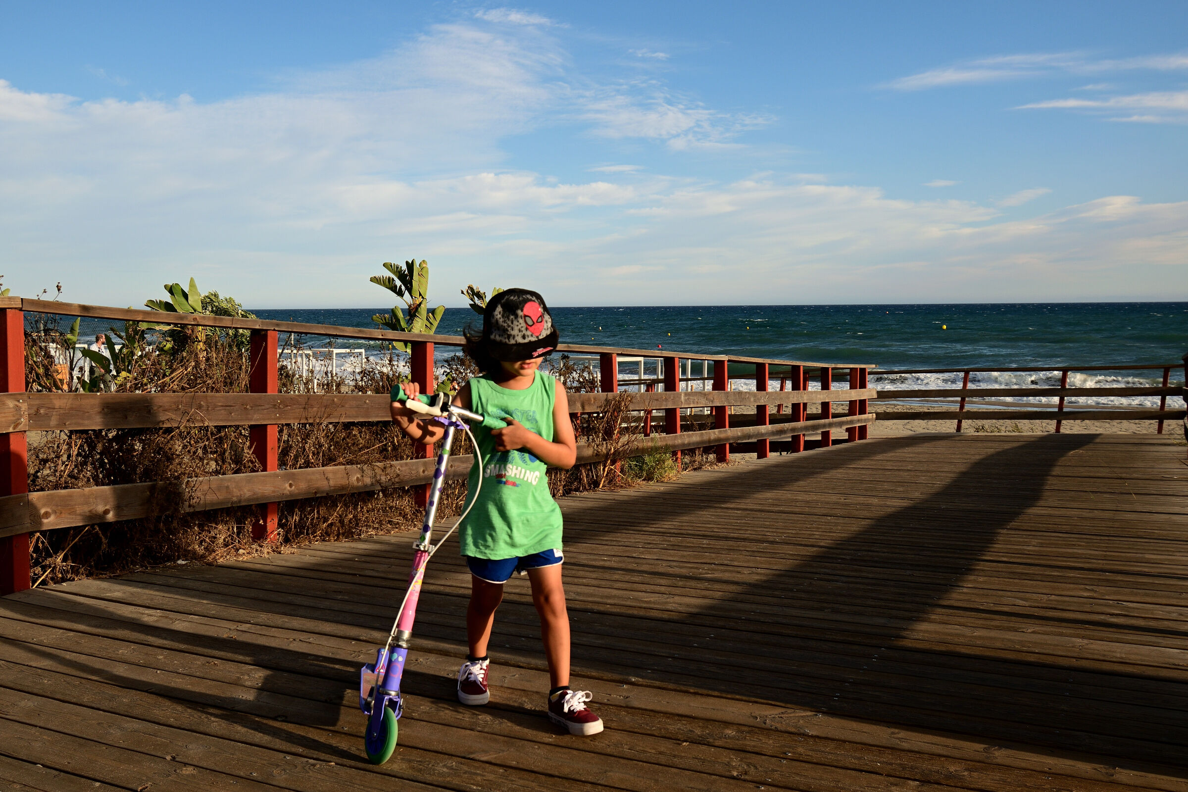 Ricky nel paseo maritimo