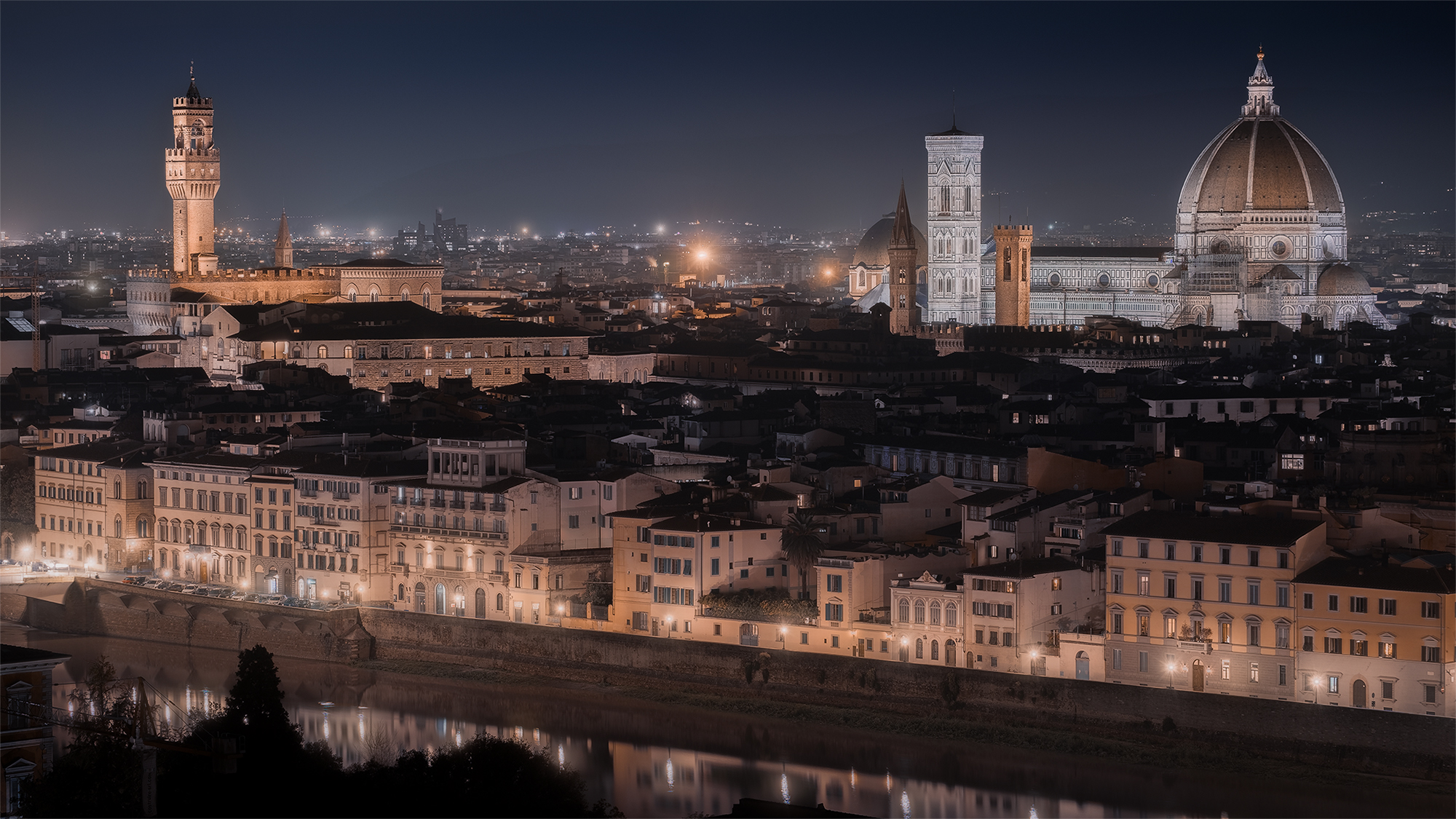 Florence at night