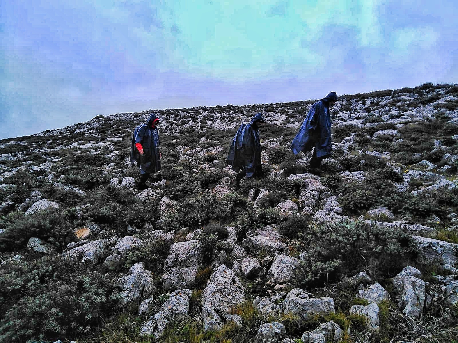 Processione sul Montalbo in autunno