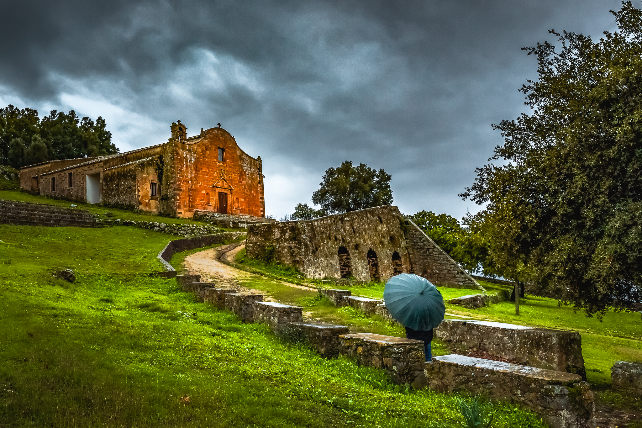 I walk to the Sanctuary