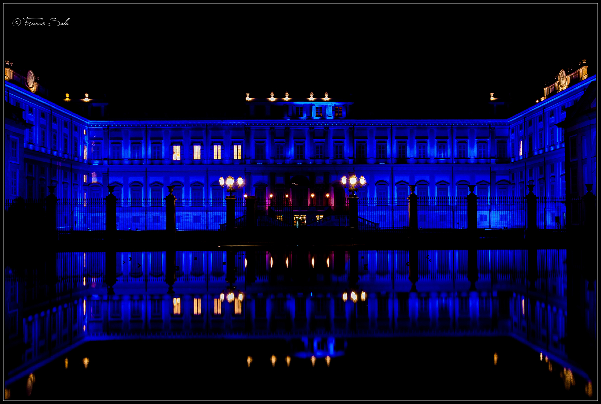 Palace in blue
