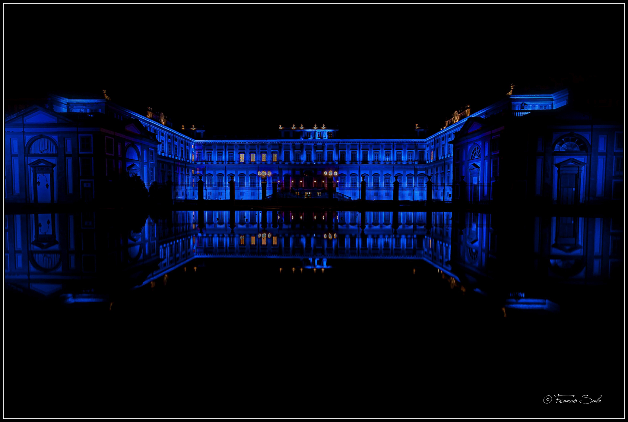 Palace in blue
