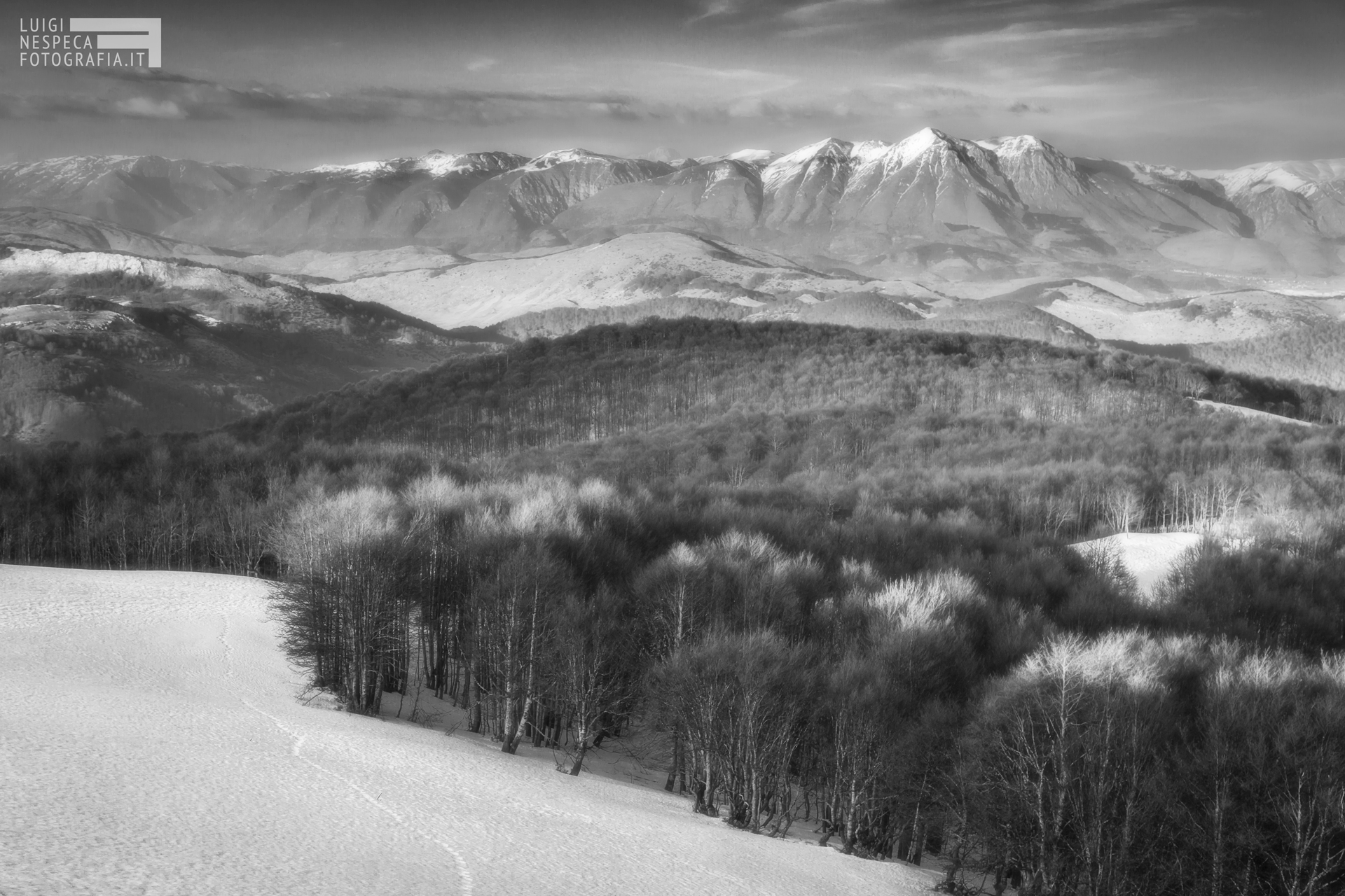 Monte Velino al Tramonto - Monte Autore - Lazio