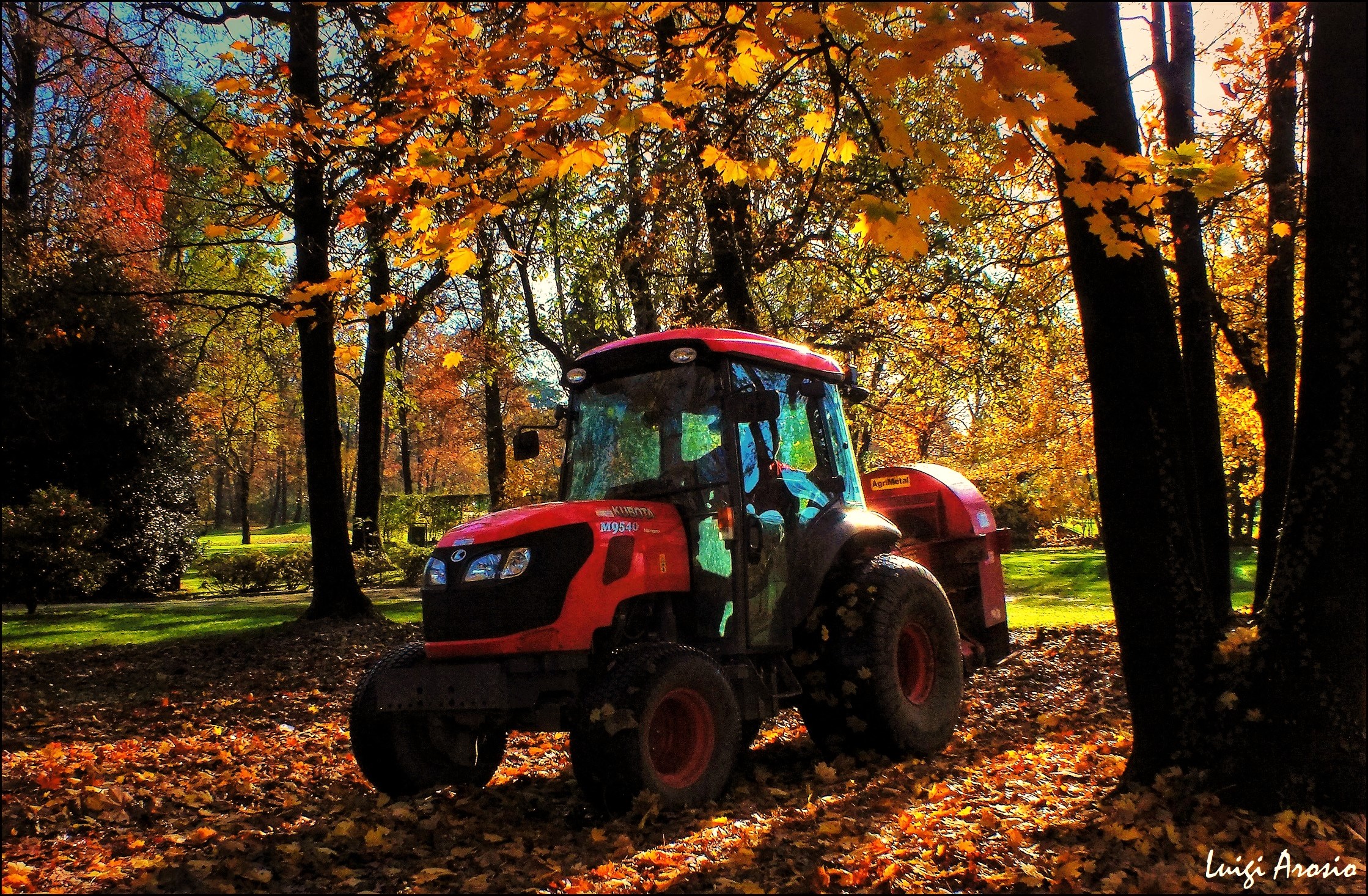 Tractor with suffante