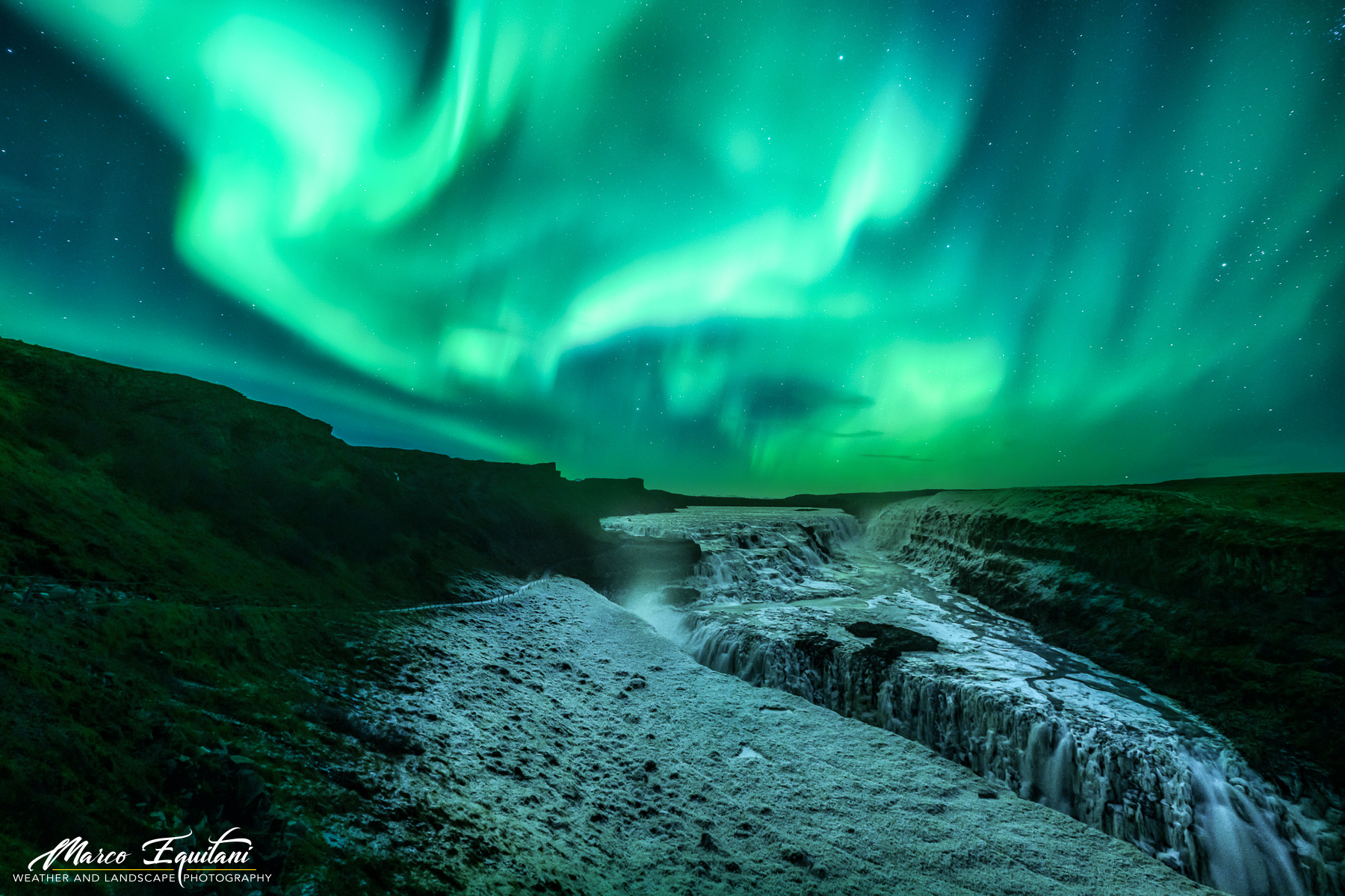 Lights in Gulfoss