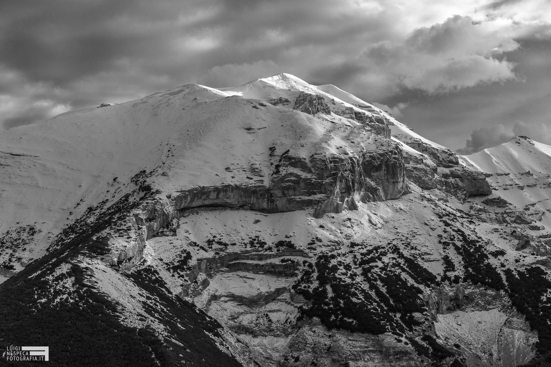 Sunset over Focalone Mountain - Eastern Majella