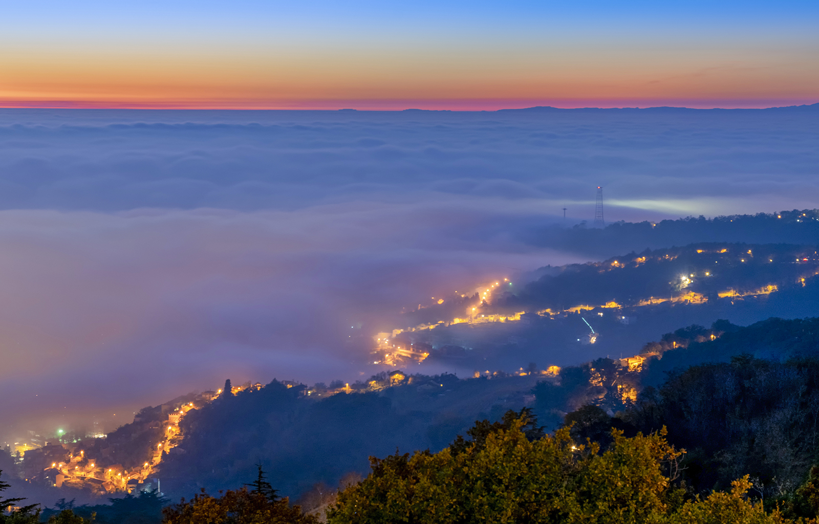 ... from the sea rises the fog