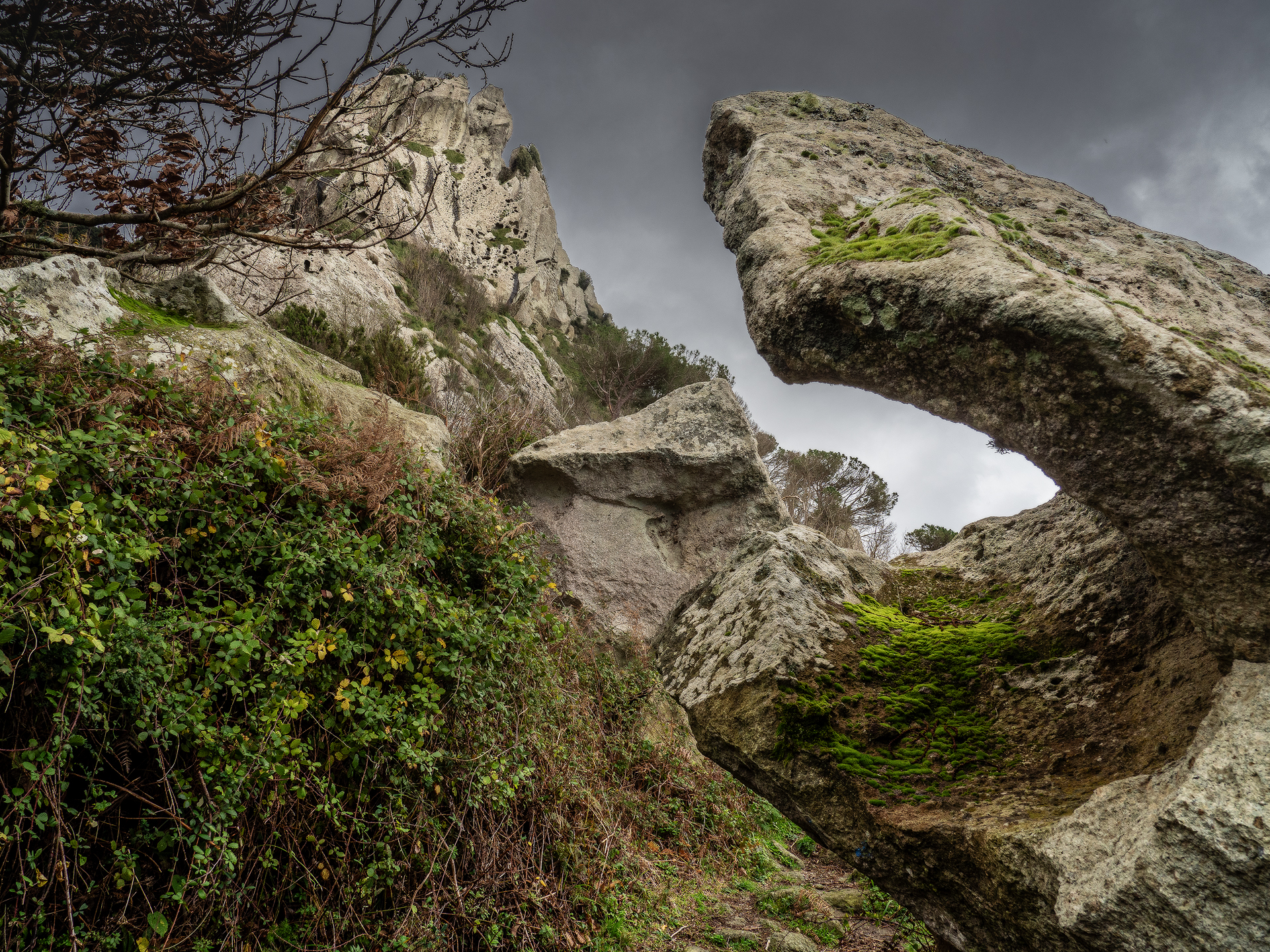 Mount Epomeo Island of Ischia the top
