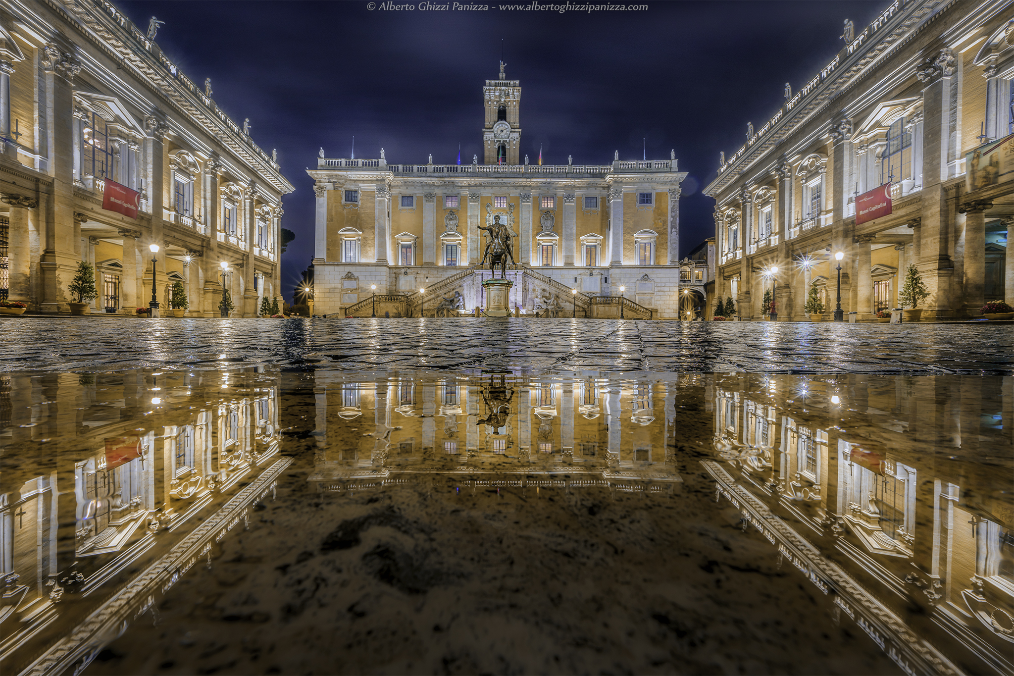 Il Campidoglio dopo il temporale