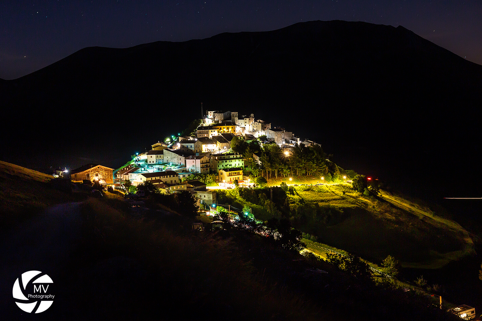 Castelluccio la sera