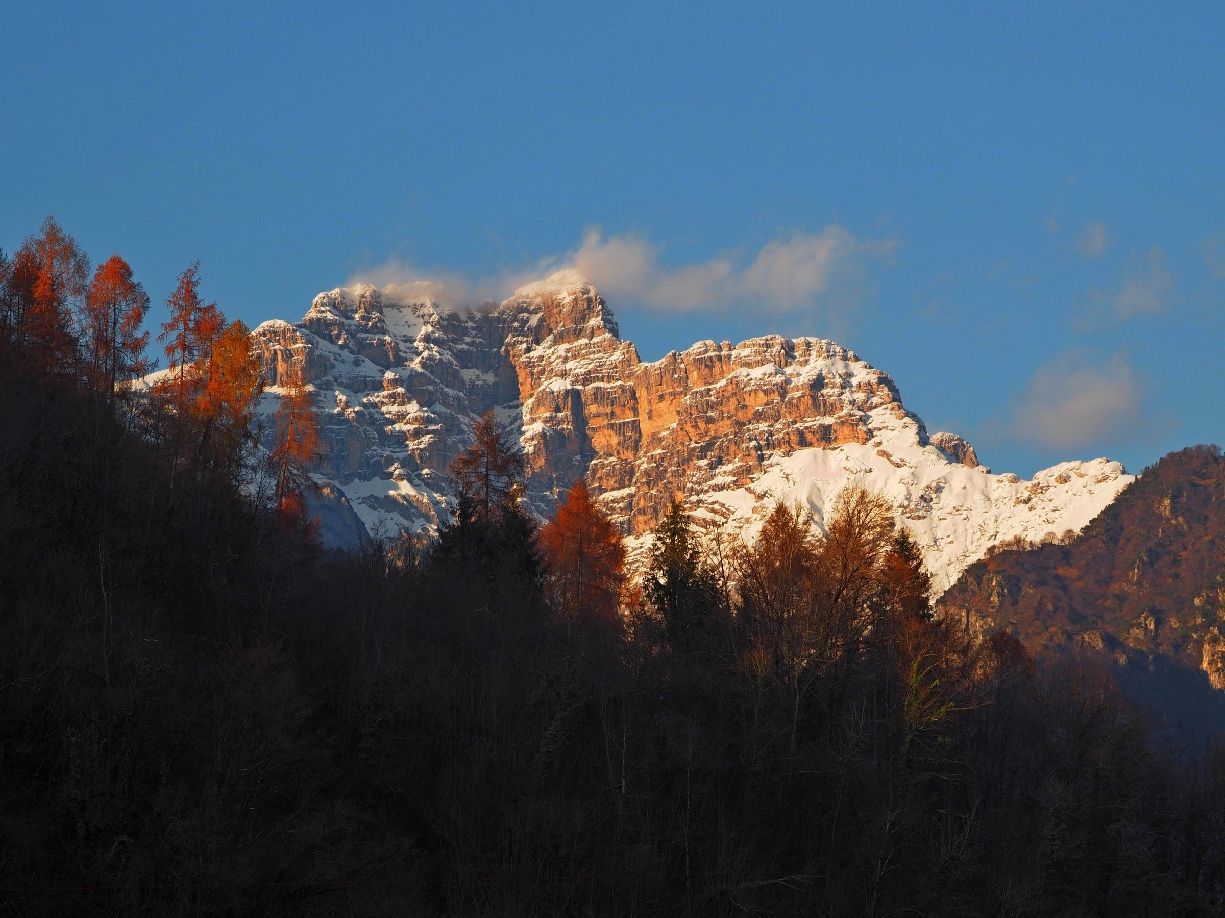 L'avvicinarsi del tramonto