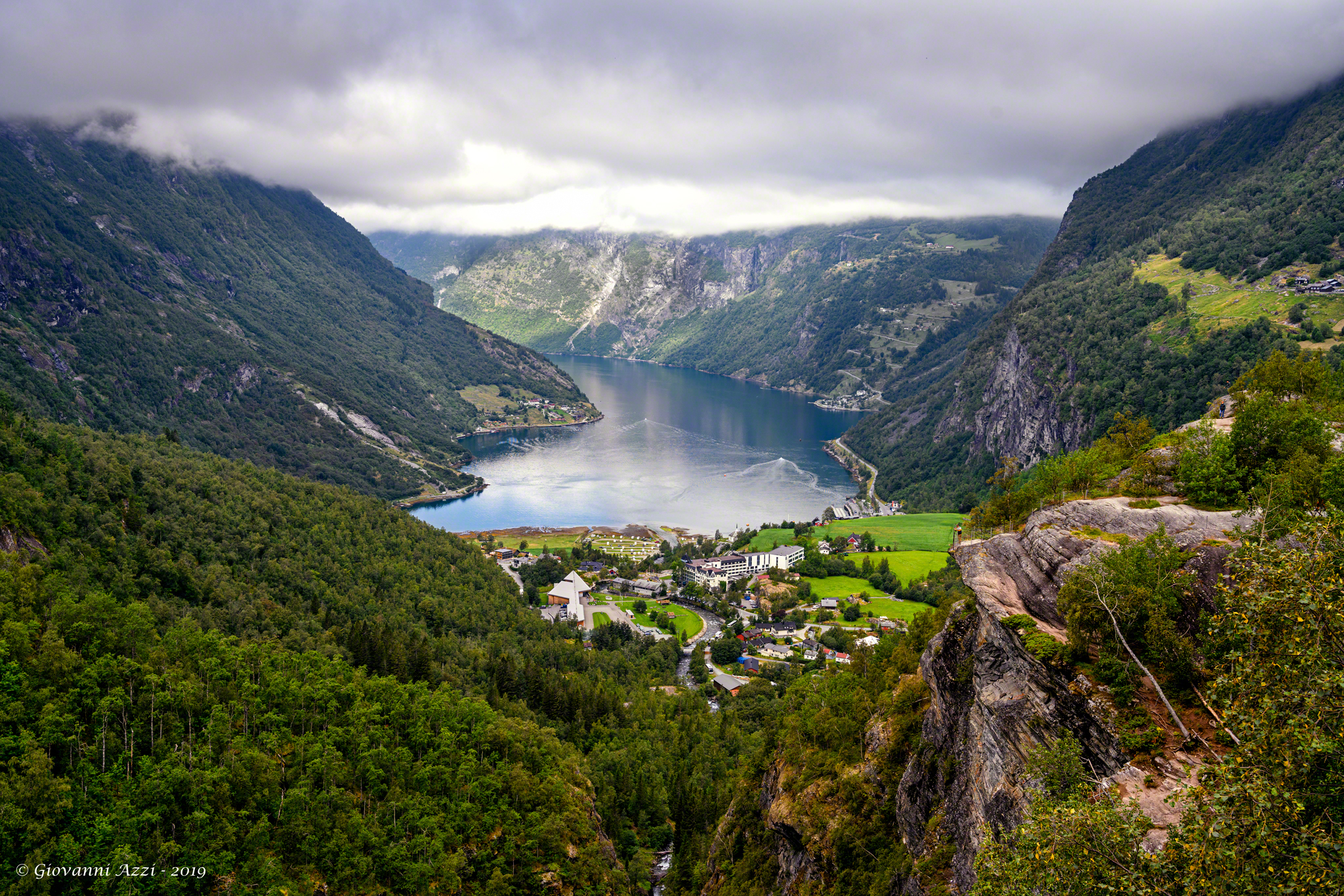 Vista su Geiranger