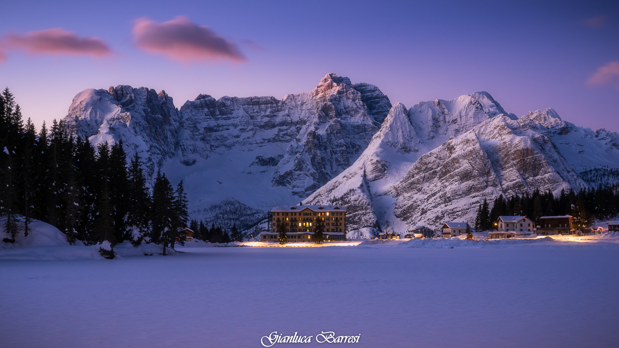 Misurina in the early morning