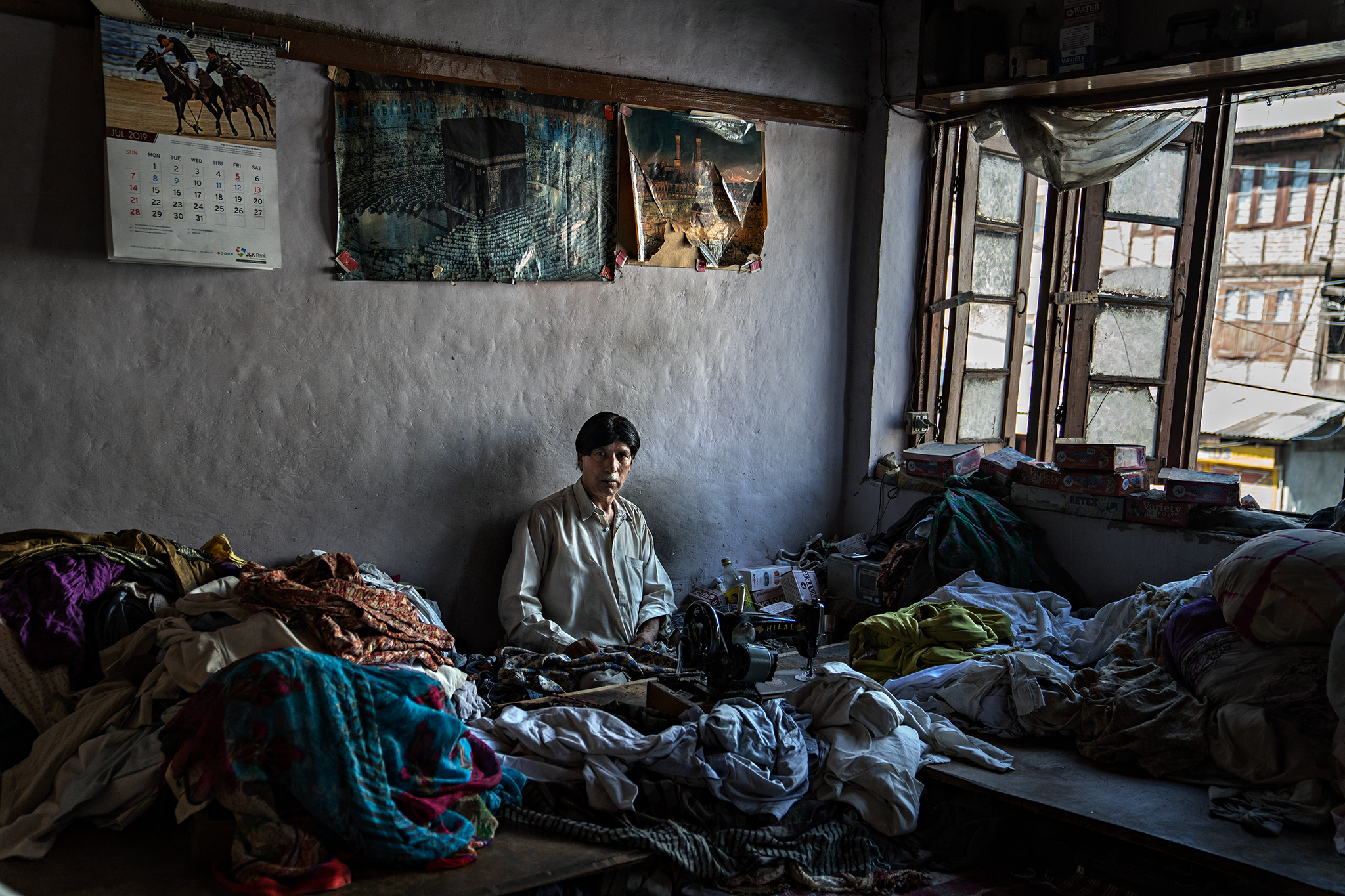 Commerciante di stoffe, Srinagar