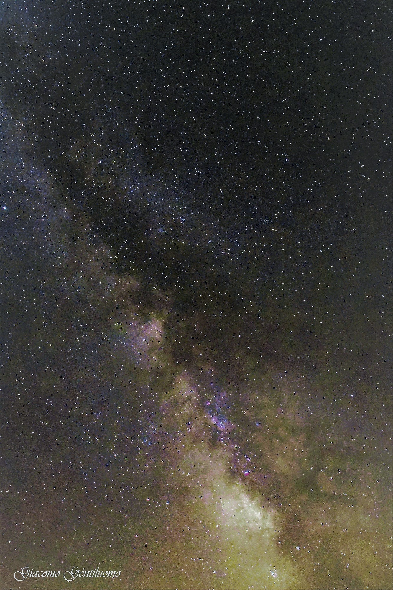 milky way taken from Mount Lab