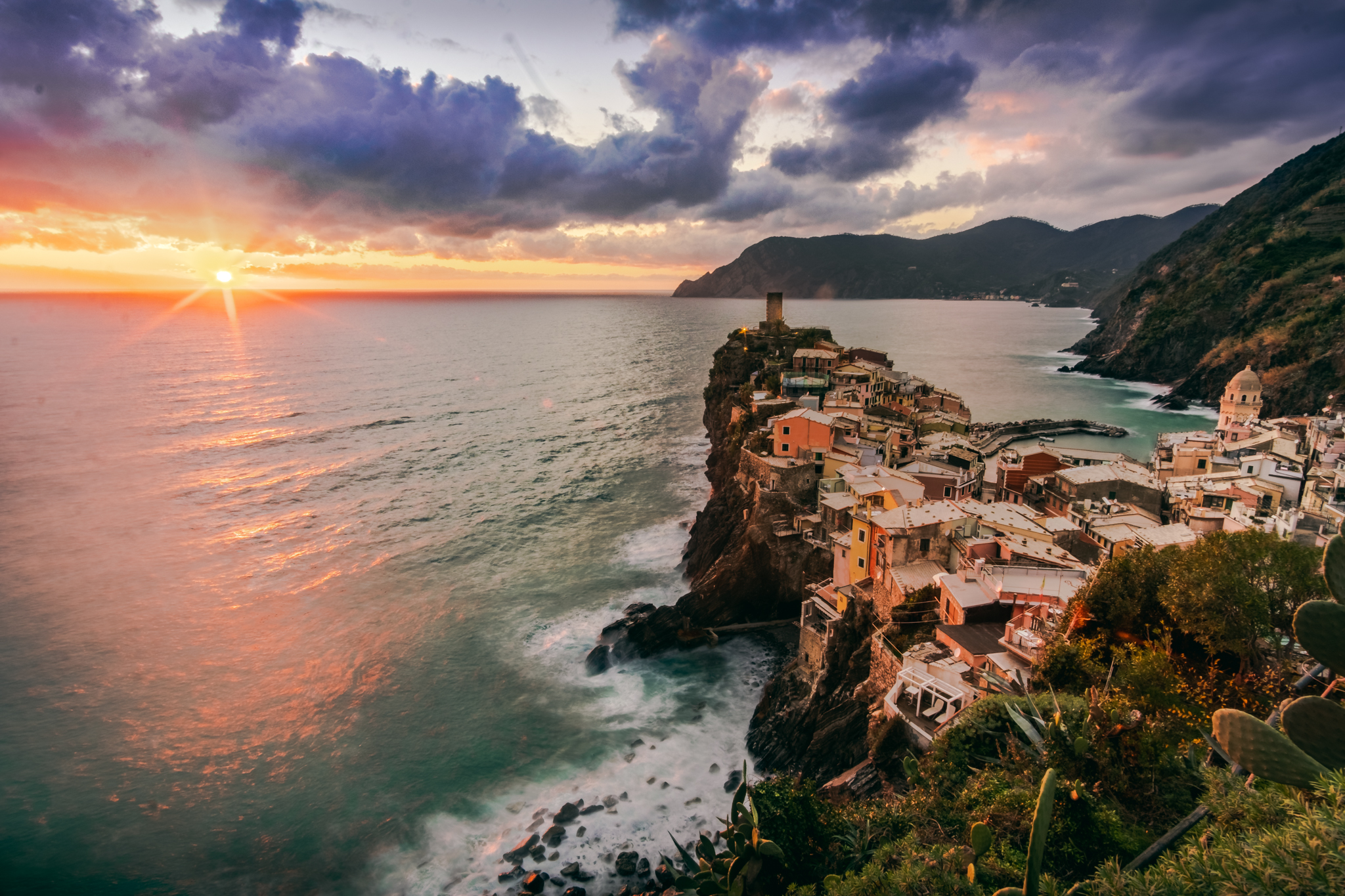 Sunset Vernazza