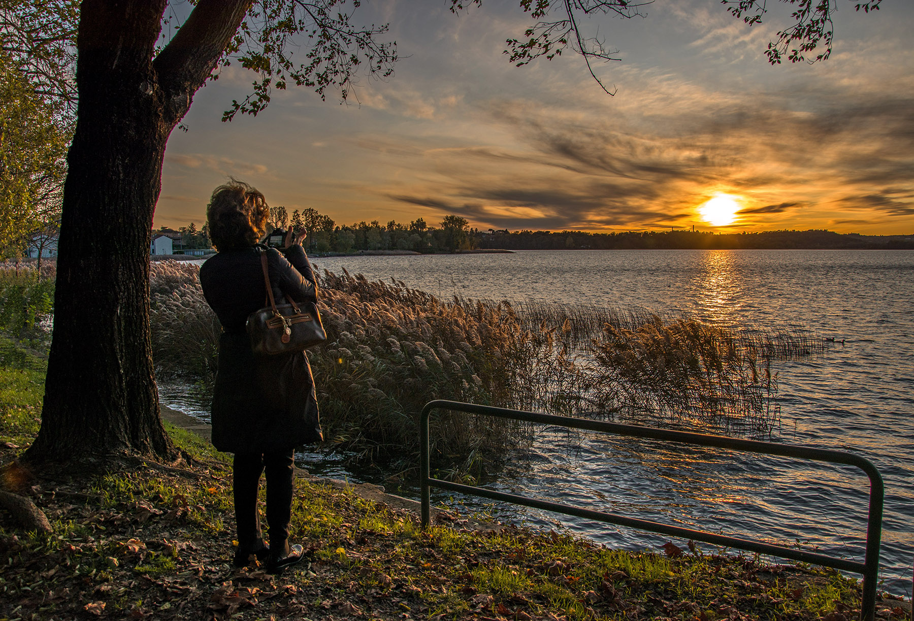 fotografando il tramonto