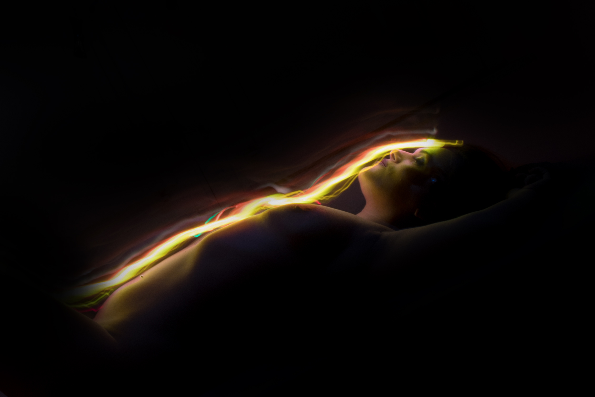 Model Light Painting 8