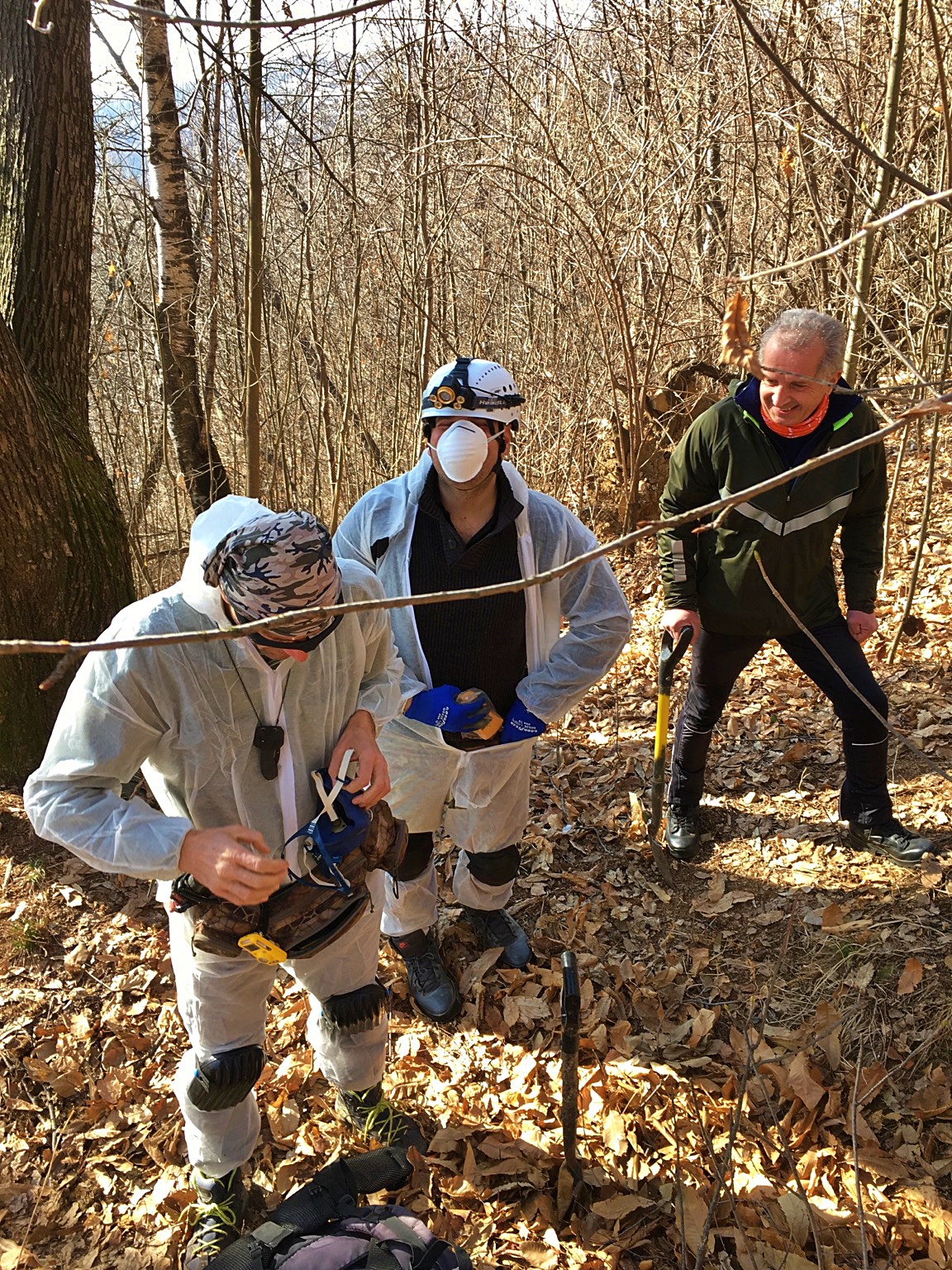 I'm a caver... let's get into the hole under the woods! :)