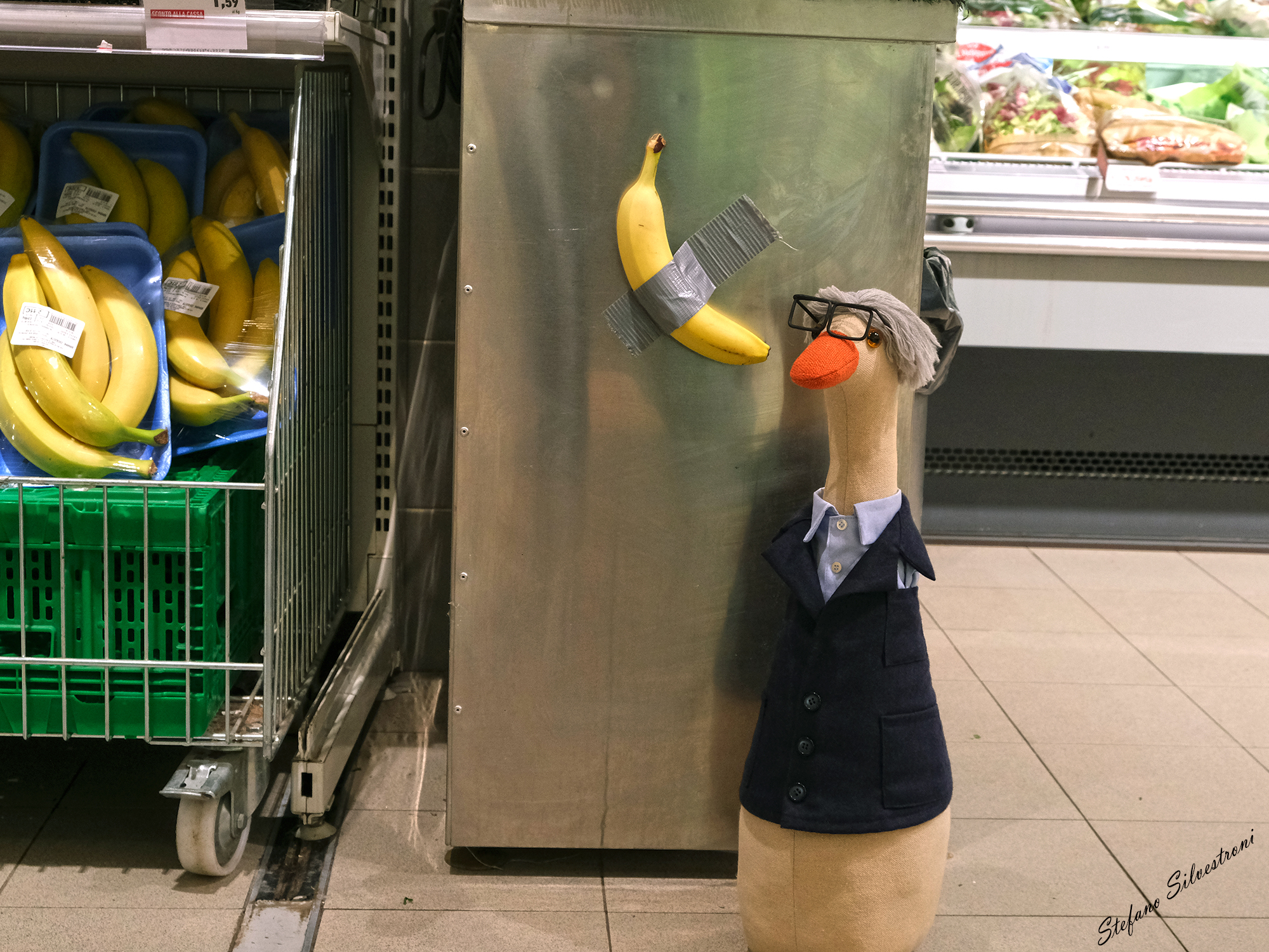 D'après Cattelan (Comedian)