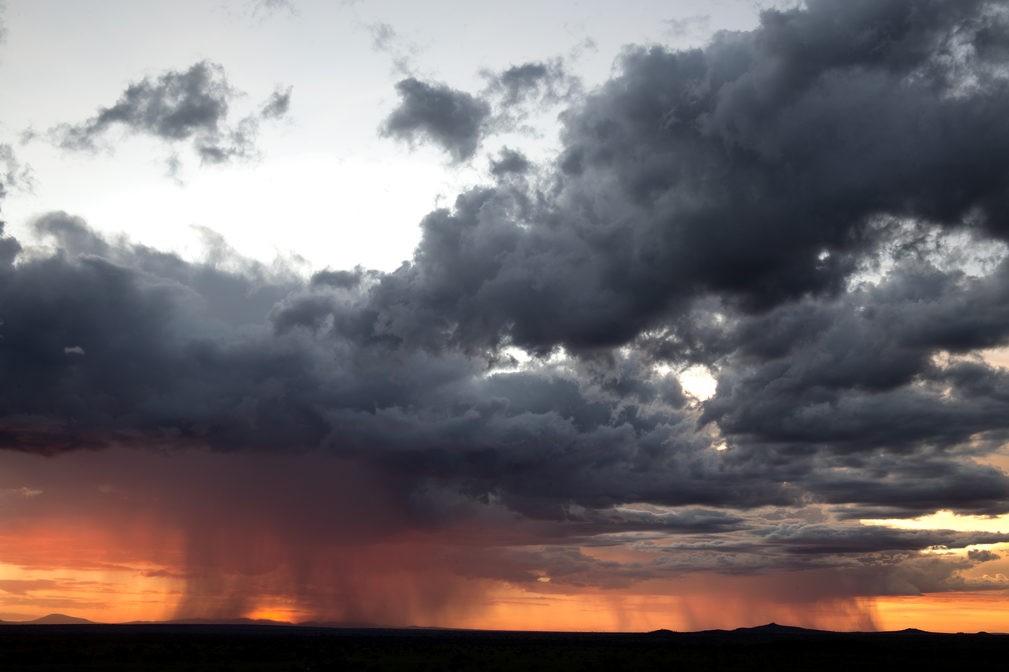 Sunset over the Serengeti