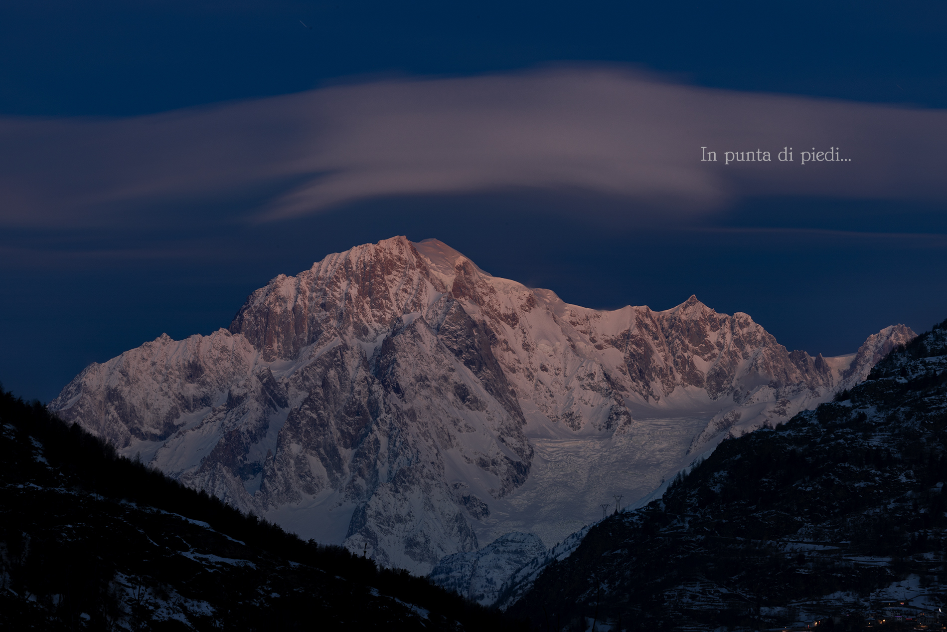 In Valle d'Aosta ci svegliamo così...