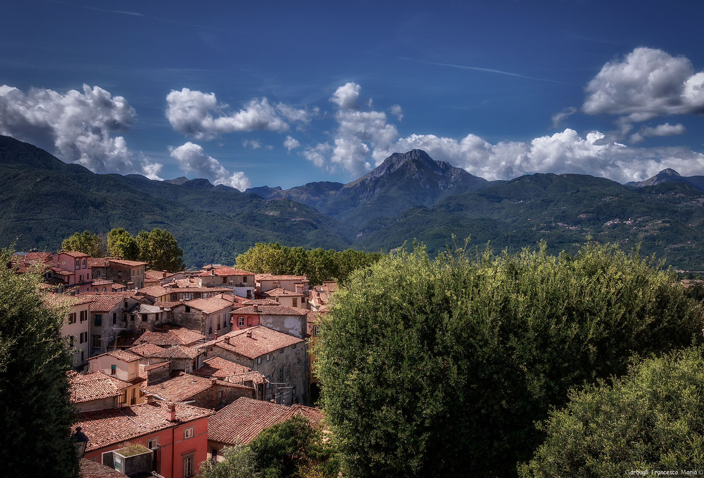 View from the Collegiate of St. Christopher in Barga - LU
