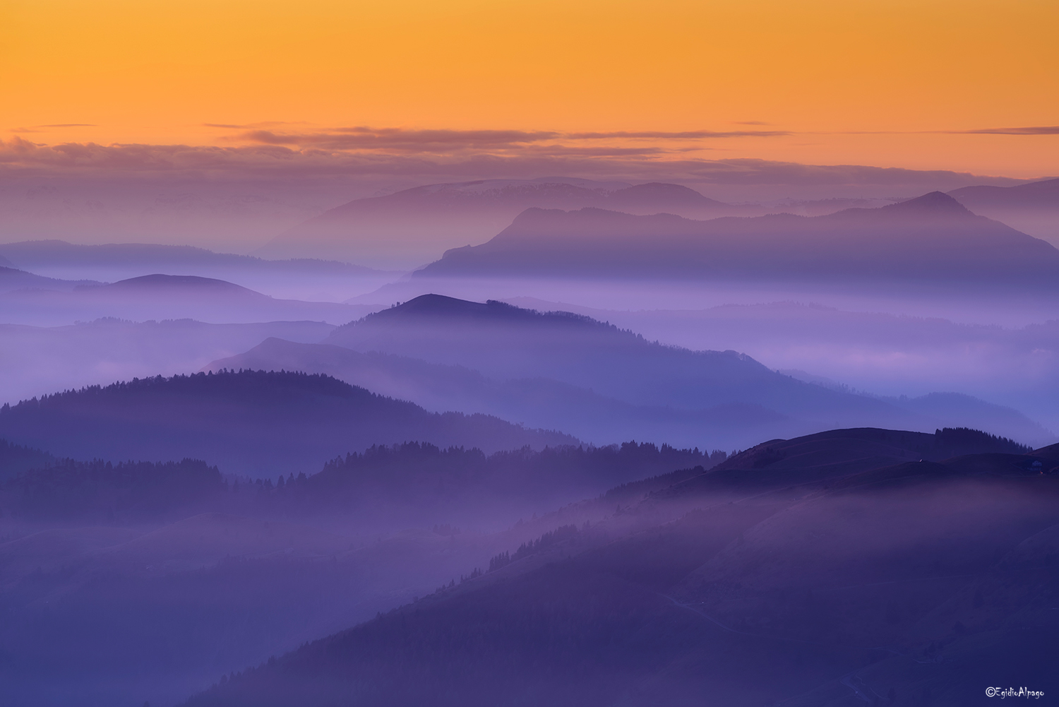 Quando le nebbie si colorano..
