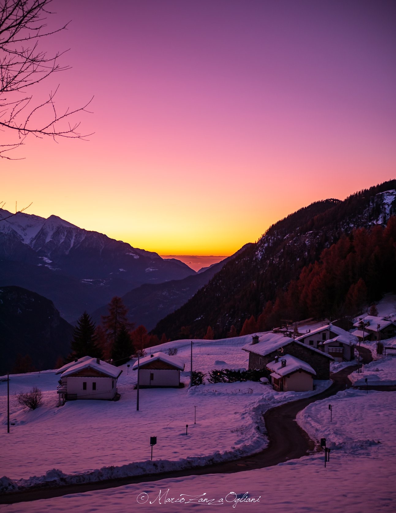L'alba, Frazione Ronc di Torgnon
