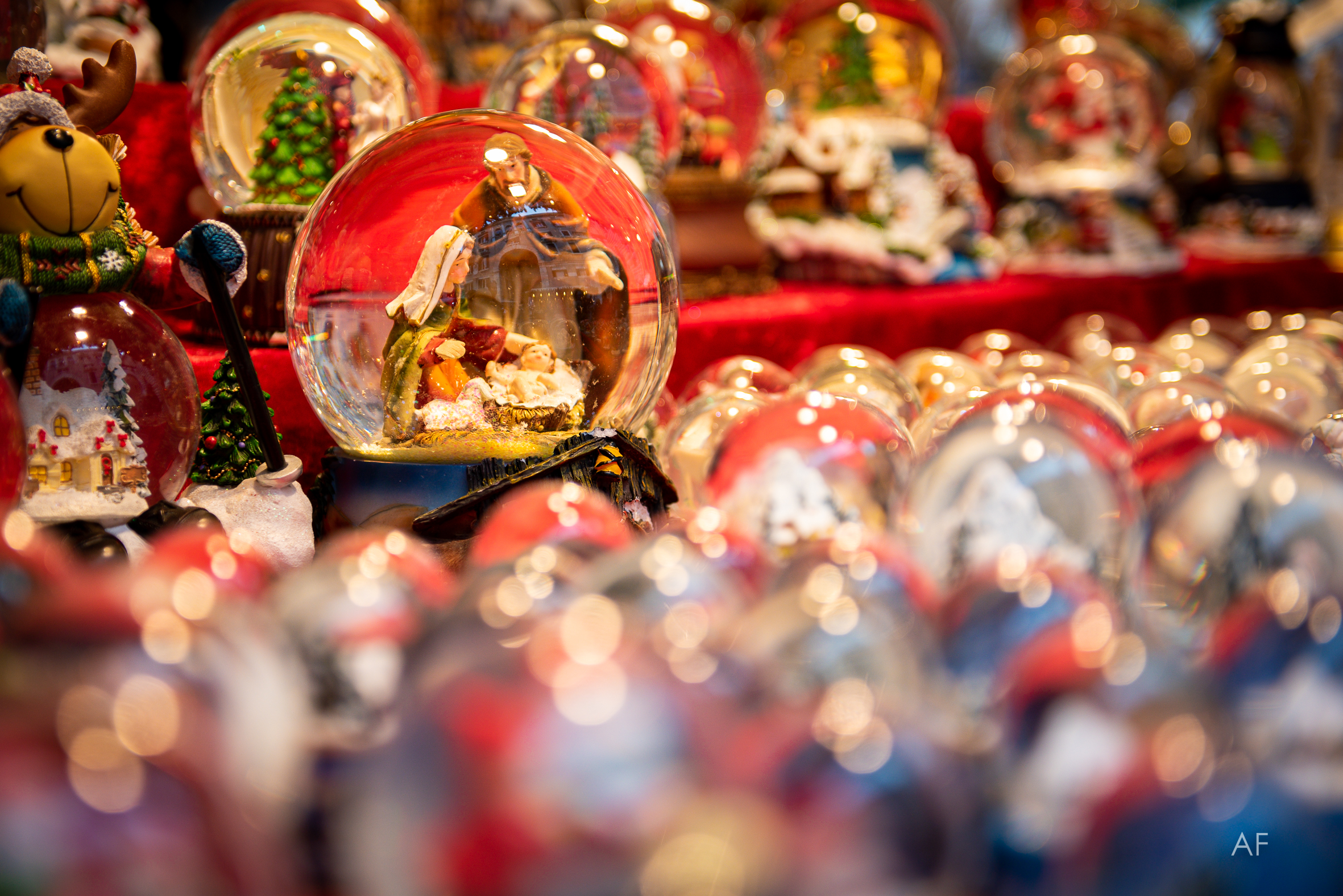Christmas snow globe