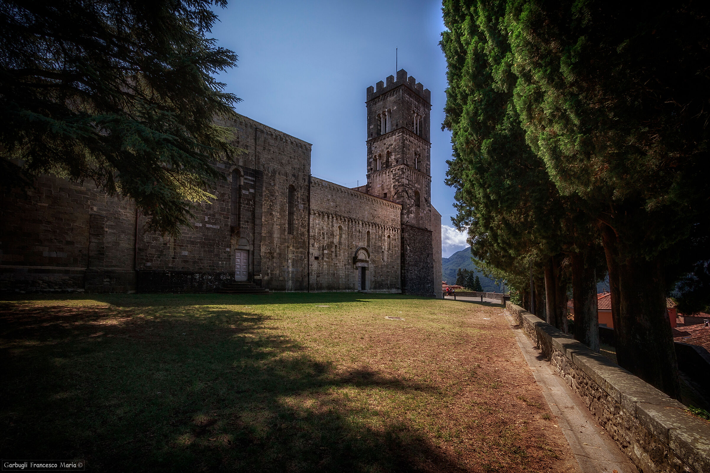 The Park around the Collegiate in Barga