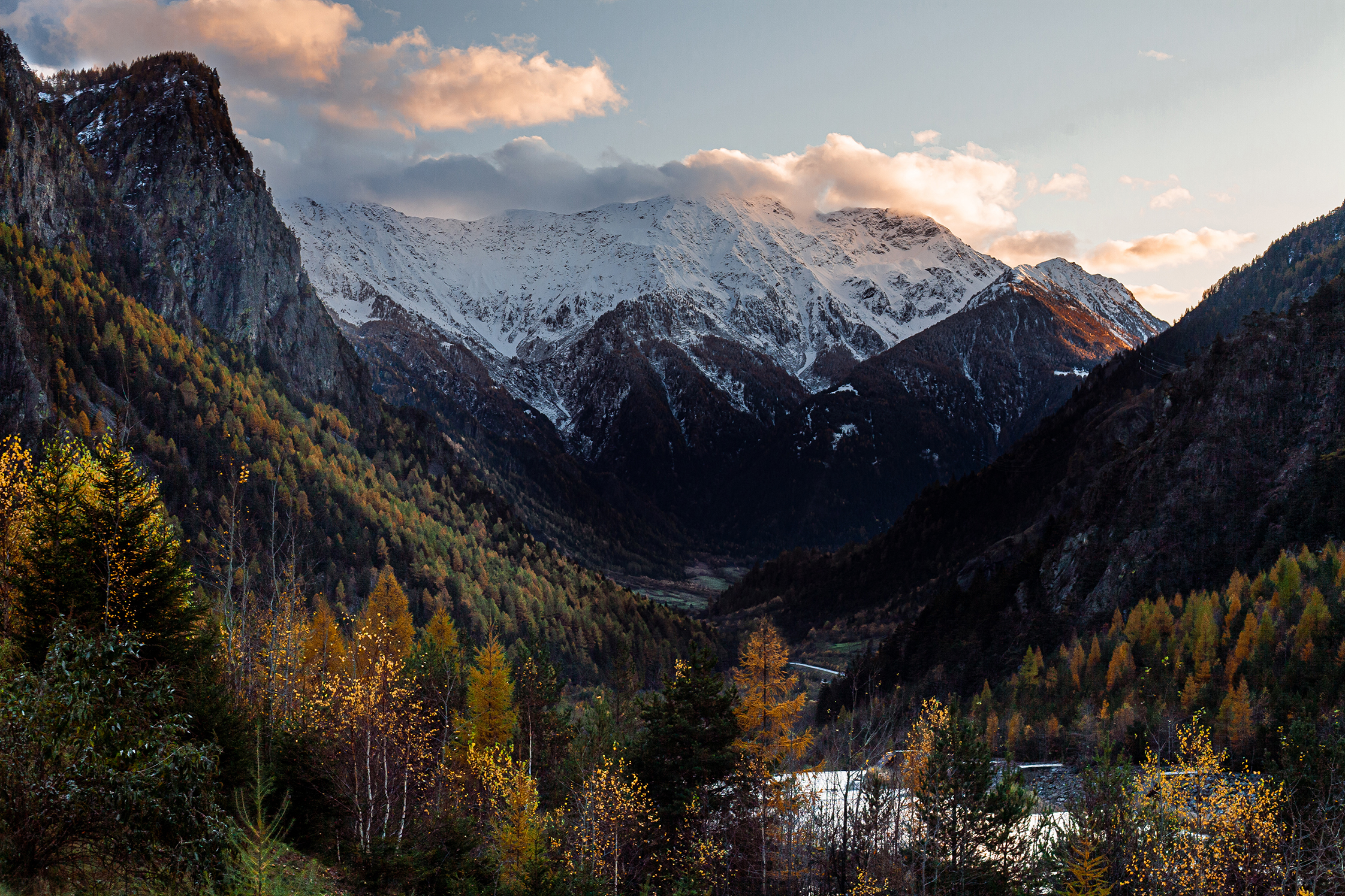 Between autumn and winter