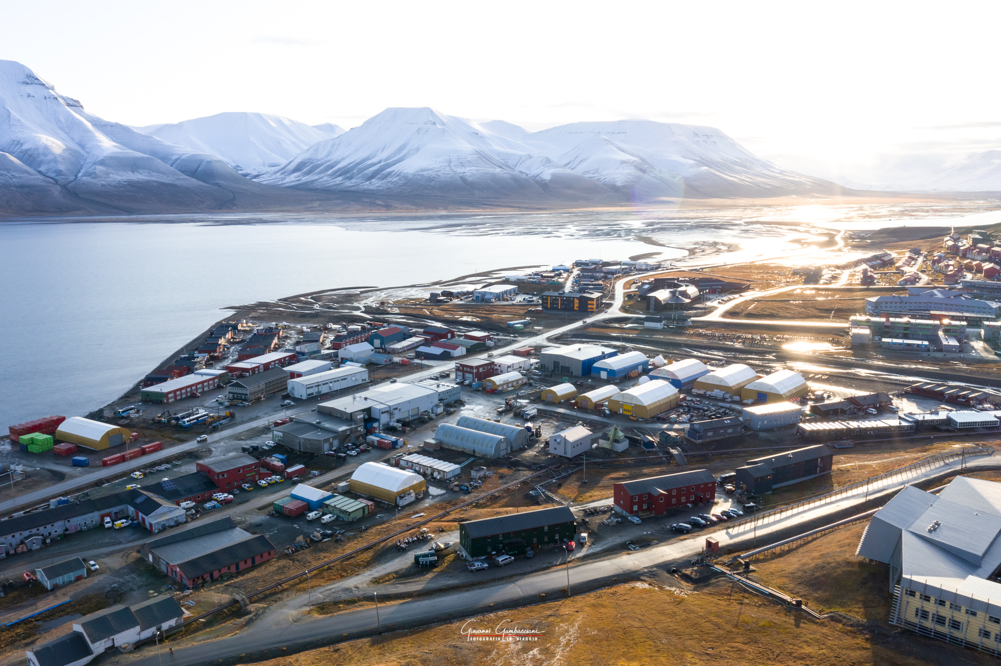 Longyearbyen dal cielo
