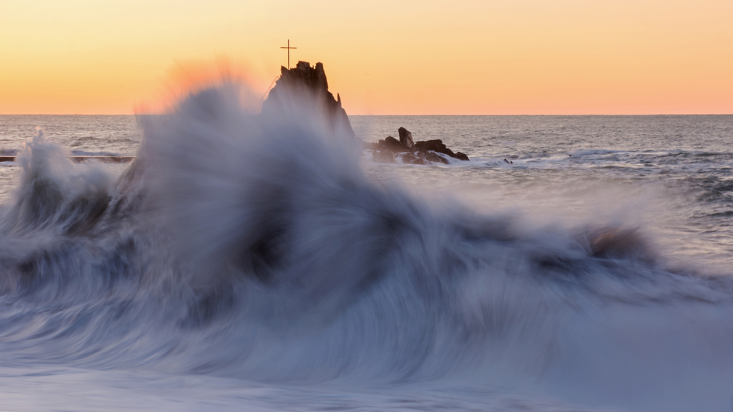 L'alba della mareggiata