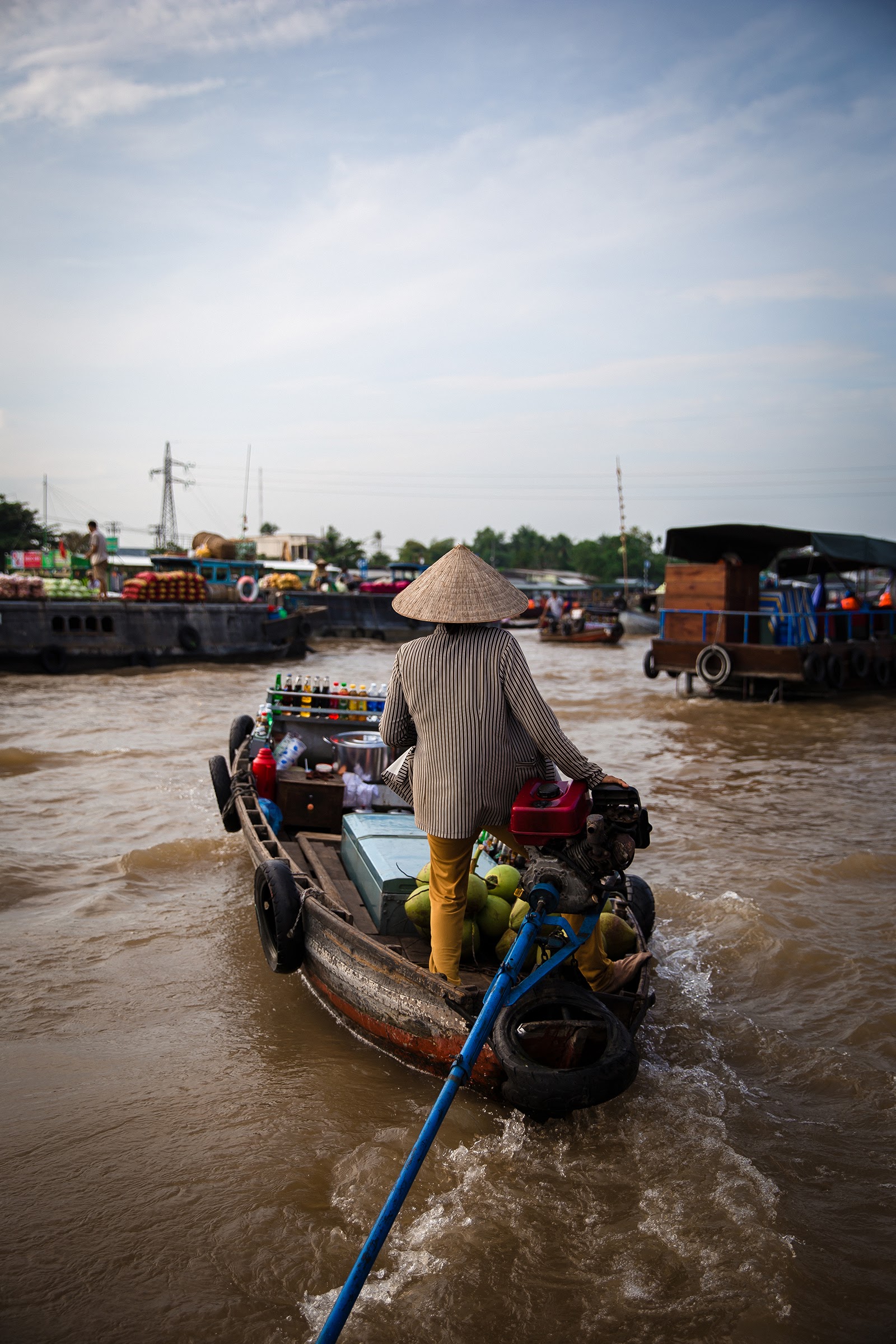 Mercato galleggiate di Cai Rang